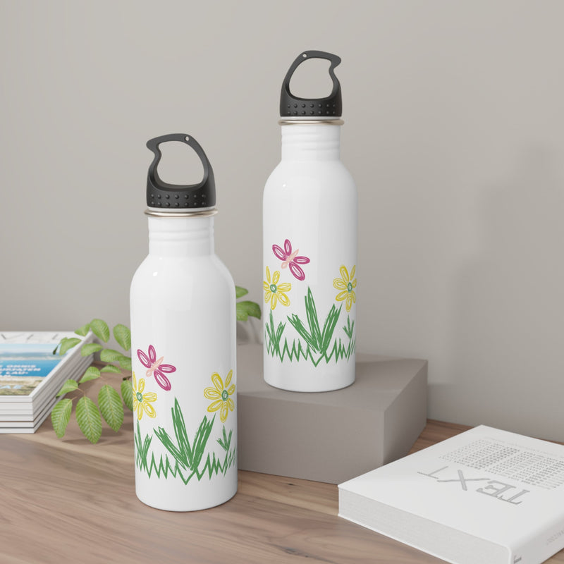 “Personalized kids’ water bottle with drawing”  “Custom art-printed back-to-school water bottle”  “Creative school water bottle with child’s artwork”