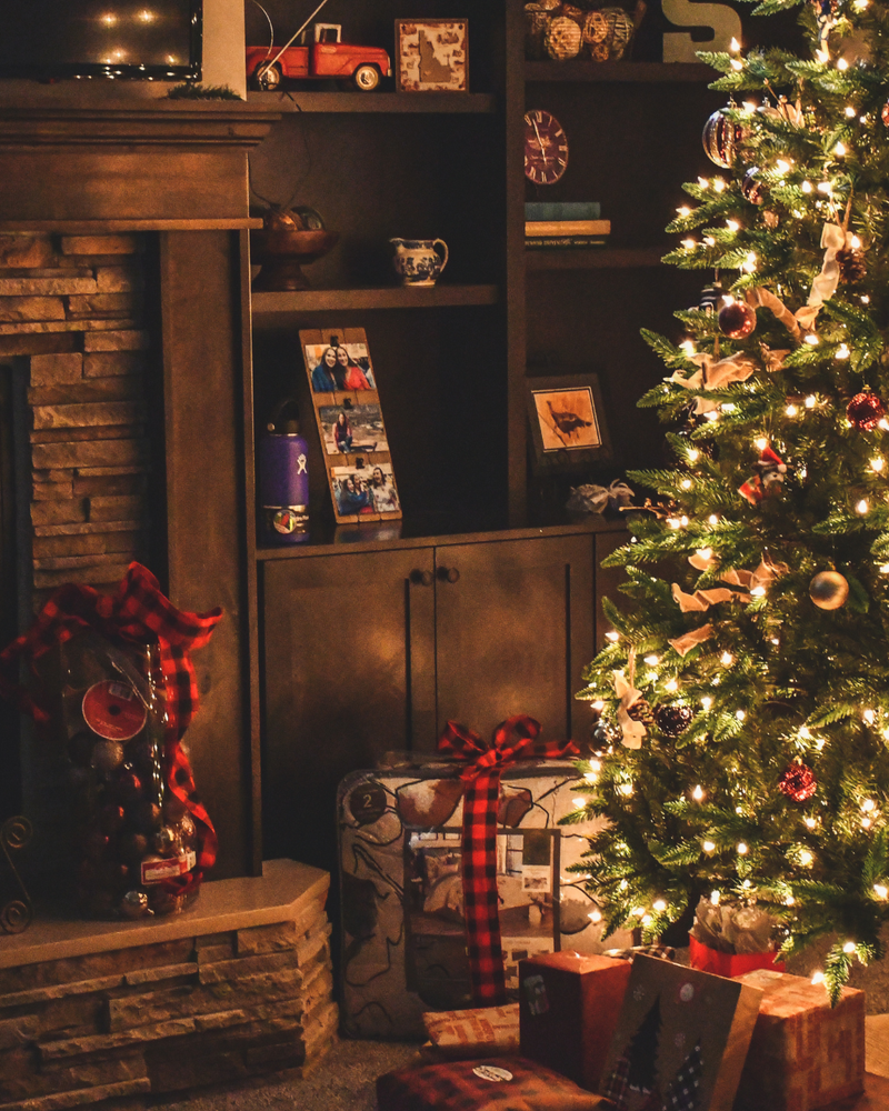 “White ceramic mug with child’s Christmas drawing – personalized holiday gift idea”  “Custom Christmas ornament featuring child’s illustration – hanging on decorated tree”