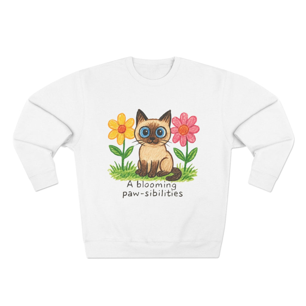 Cute Unisex Sweatshirt - Kids' Art  Crewneck, Gift for Pet Lovers