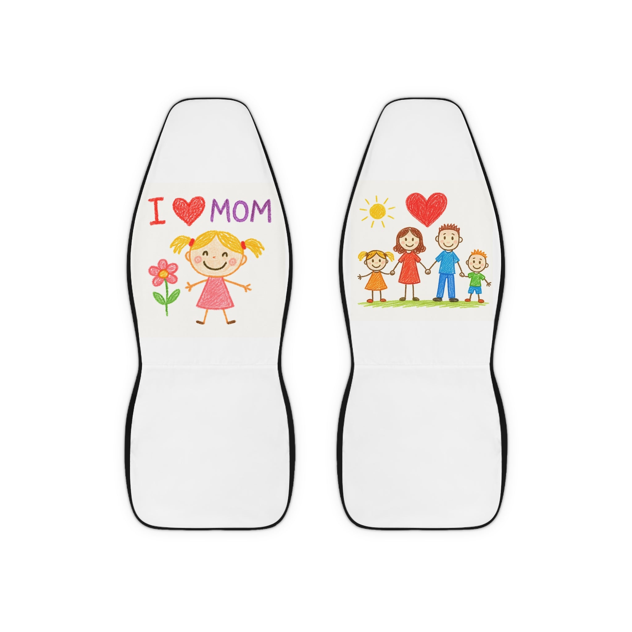 Cute Kids Art  Car Seat Covers