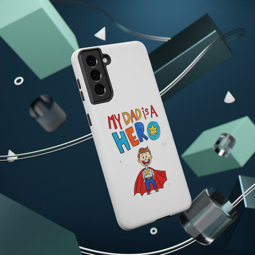 Custom Kids’ Art Phone Case, Unisex Impact-Resistant Case, Polycarbonate, Personalized Family Gift