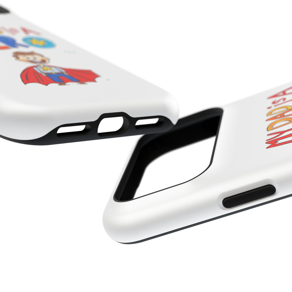 Custom Kids’ Art Phone Case, Unisex Impact-Resistant Case, Polycarbonate, Personalized Family Gift