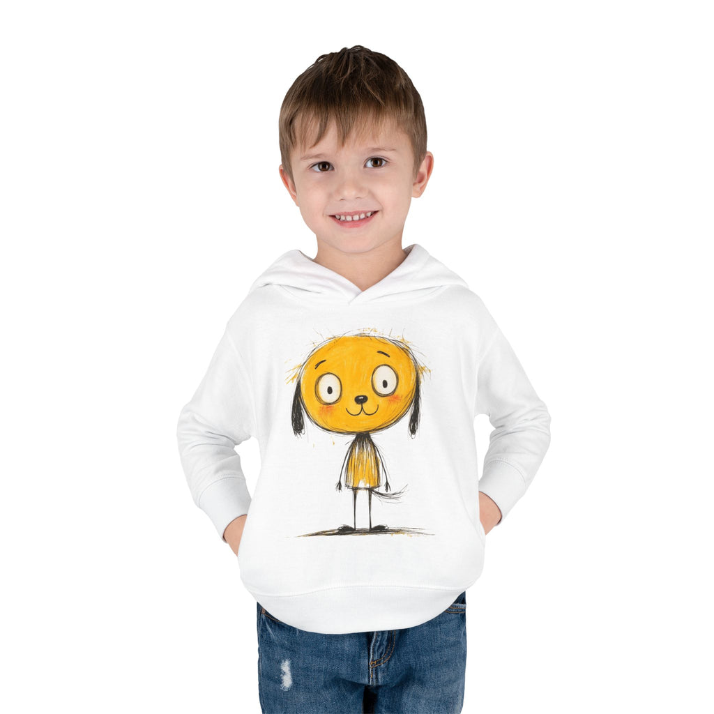 Personalized Toddler Fleece Hoodie with  Kids Drawing - Custom Cozy Gift