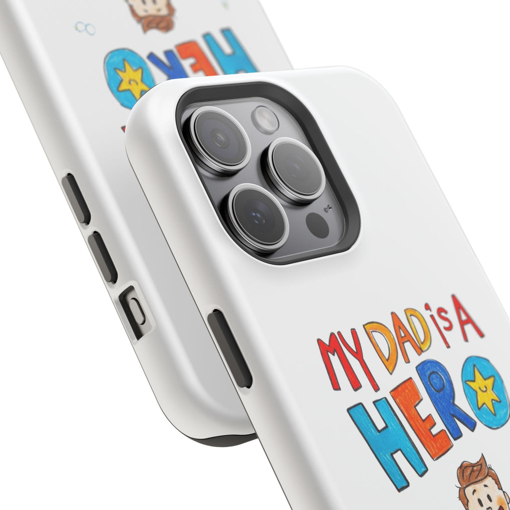 Custom Kids’ Art Phone Case, Unisex Impact-Resistant Case, Polycarbonate, Personalized Family Gift