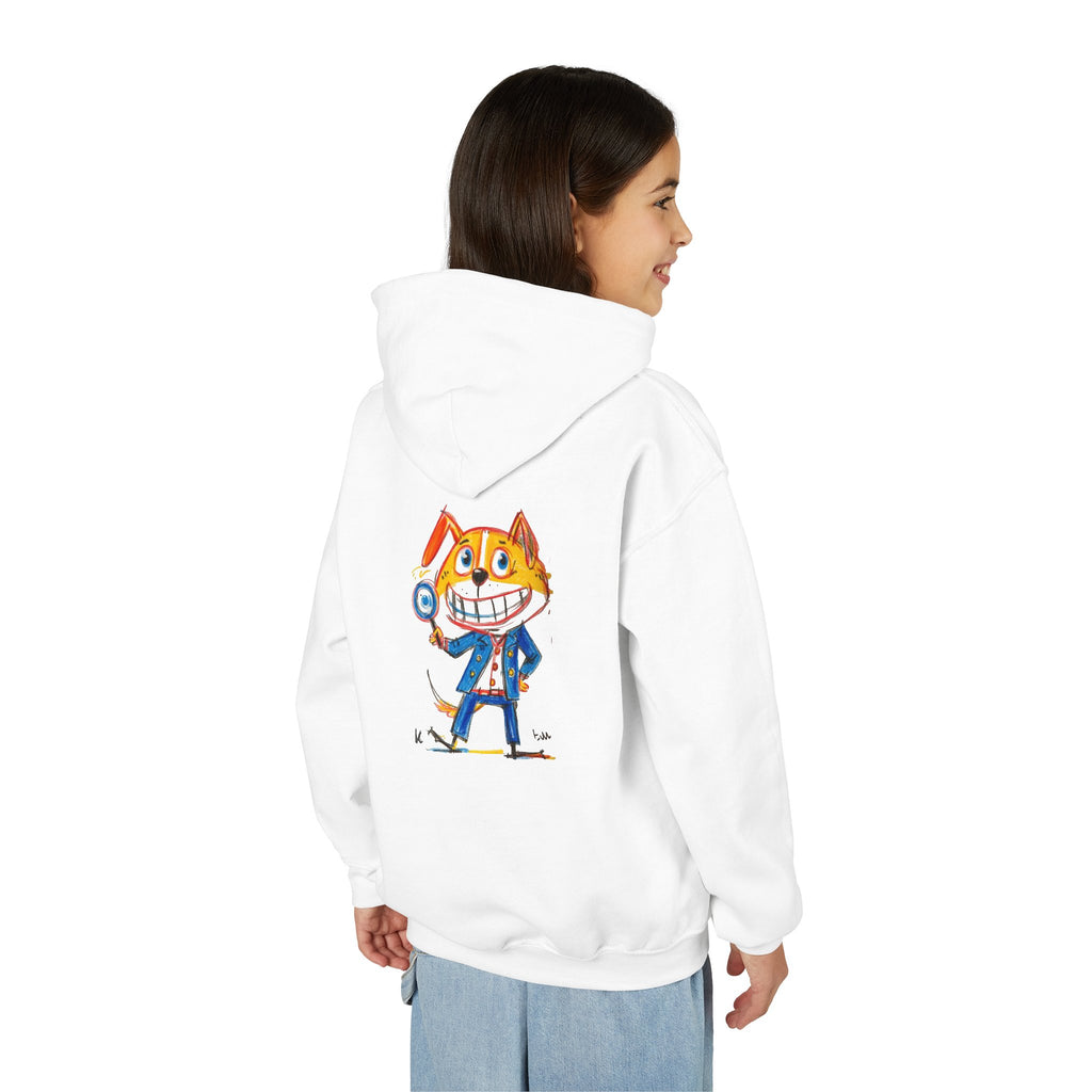 Youth Heavy Blend Hooded Sweatshirt - Cozy Kids Hoodie, Customizable Comfort, Soft Fleece