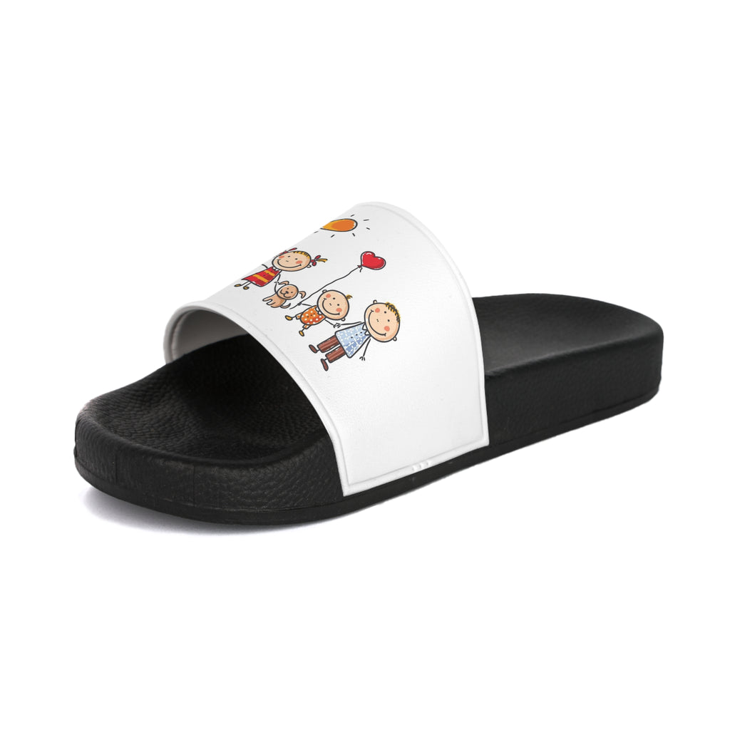 Cute Family Cartoon Women's Slide Sandals