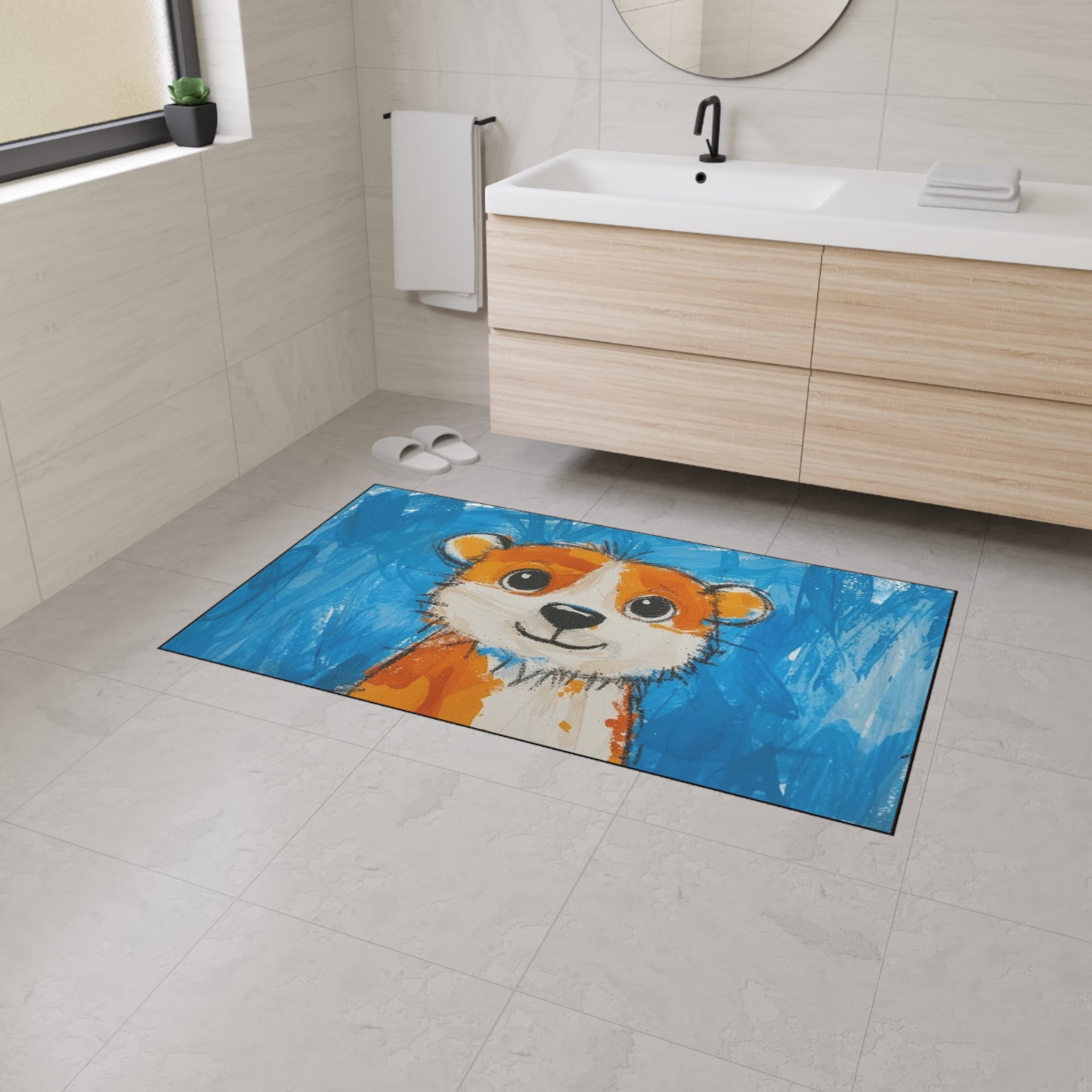 Custom Kids Drawing Floor Mat