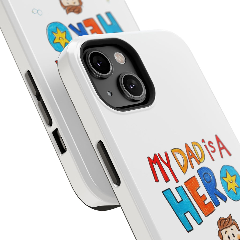 Custom Kids’ Art Phone Case, Unisex Impact-Resistant Case, Polycarbonate, Personalized Family Gift