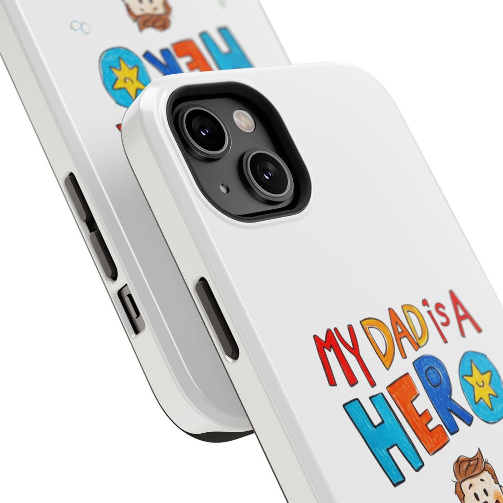 Custom Kids’ Art Phone Case, Unisex Impact-Resistant Case, Polycarbonate, Personalized Family Gift