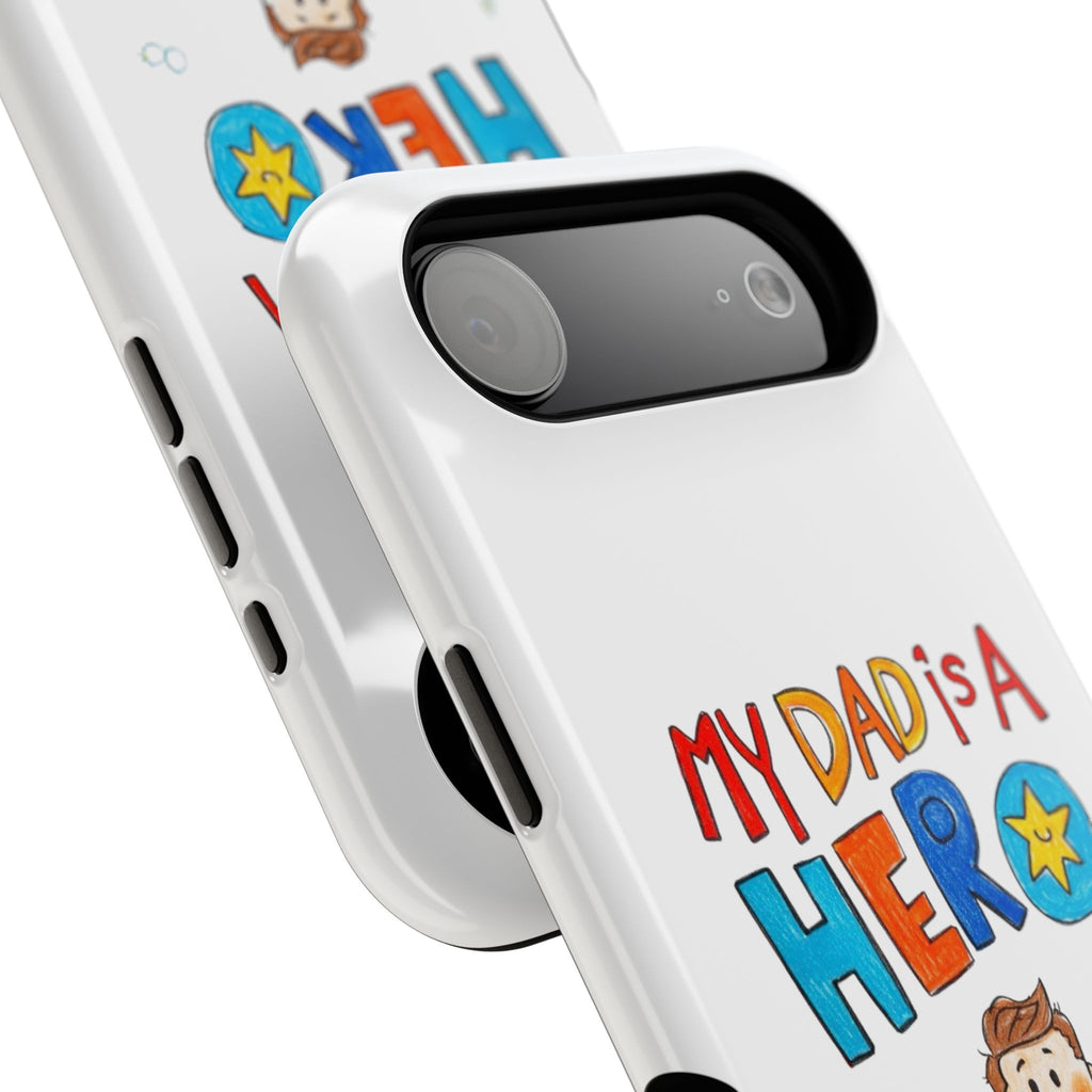 Custom Kids’ Art Phone Case, Unisex Impact-Resistant Case, Polycarbonate, Personalized Family Gift