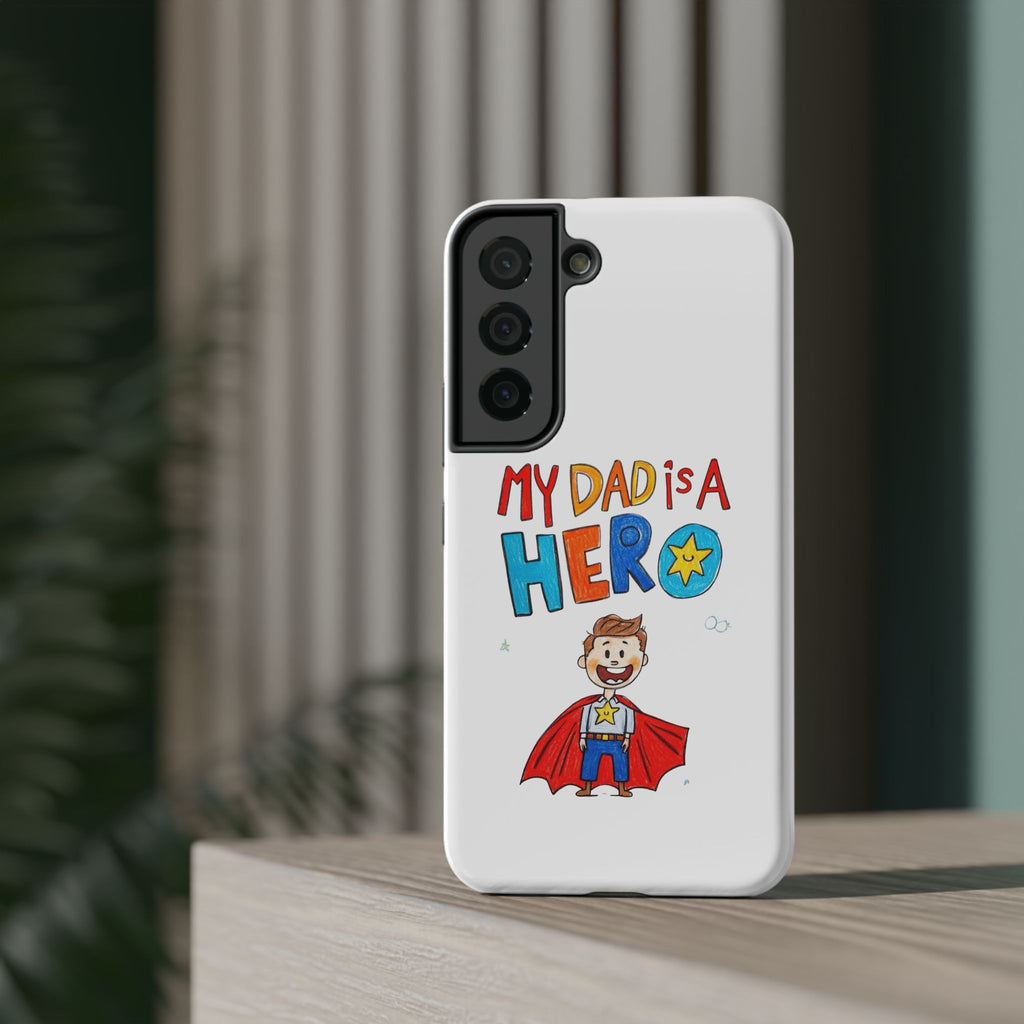 Custom Kids’ Art Phone Case, Unisex Impact-Resistant Case, Polycarbonate, Personalized Family Gift