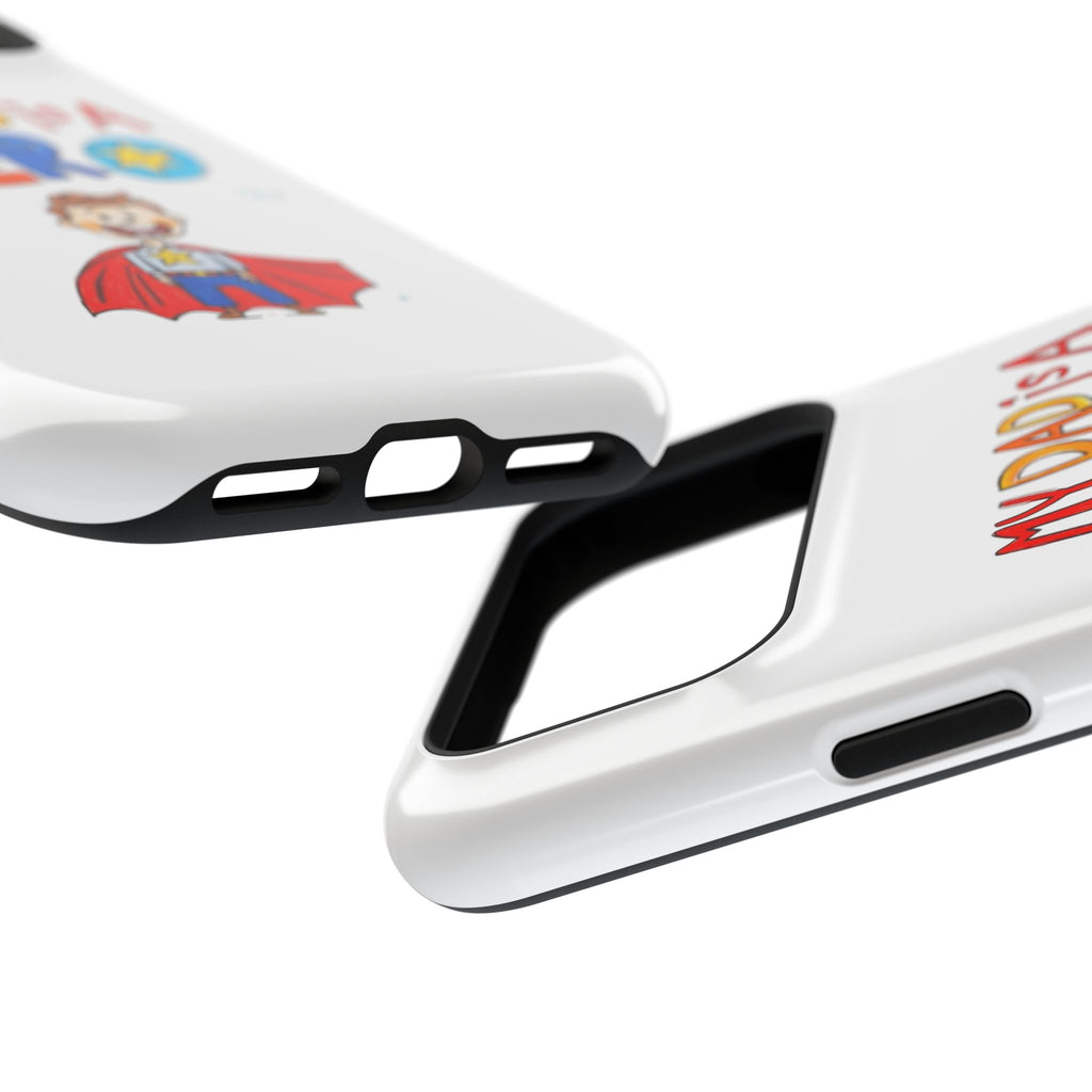 Custom Kids’ Art Phone Case, Unisex Impact-Resistant Case, Polycarbonate, Personalized Family Gift