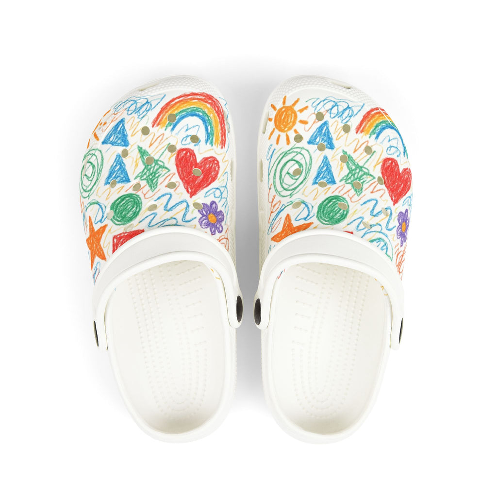 Custom Kids Drawing EVA Foam Clogs - Personalized Playtime Gift