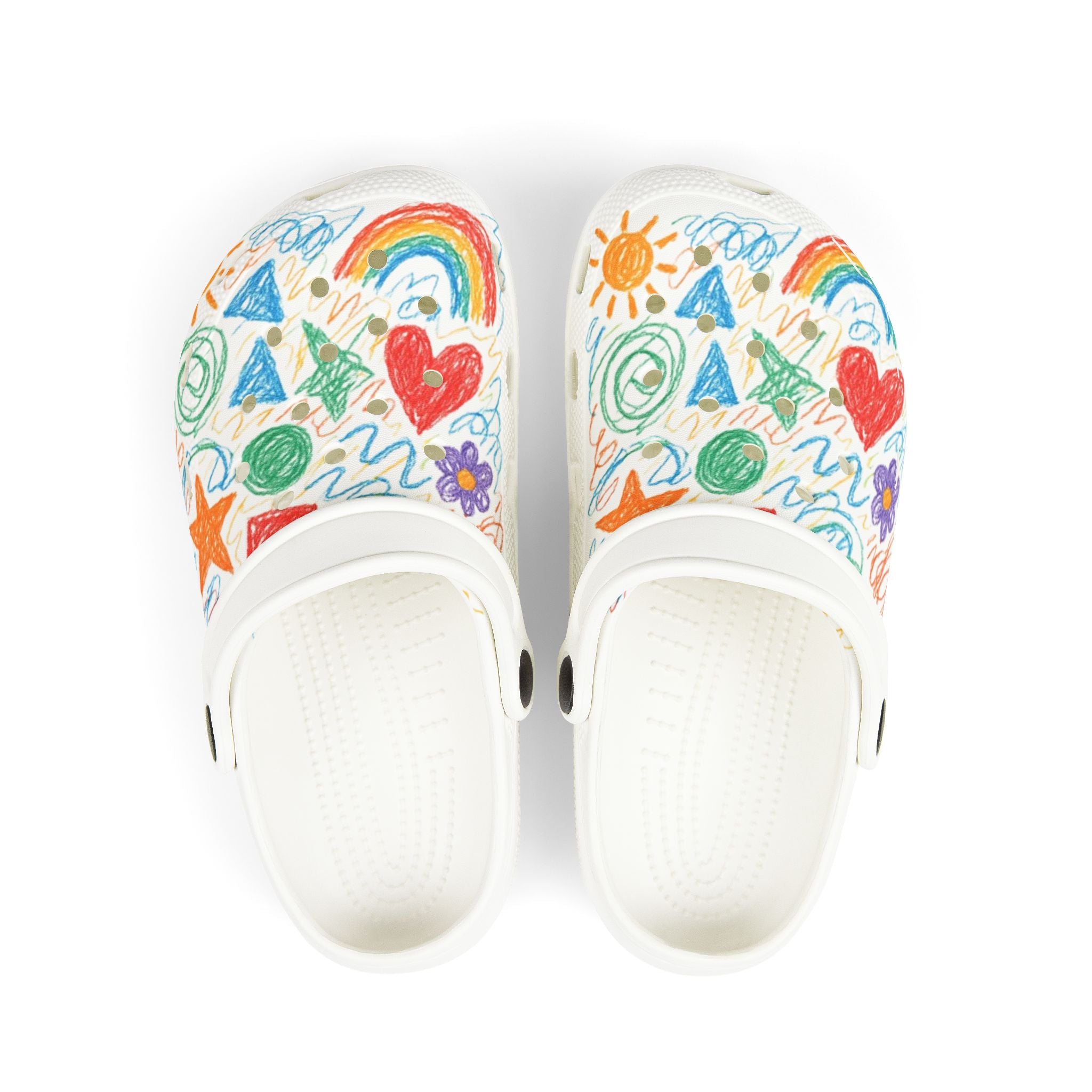 Custom Kids Drawing EVA Foam Clogs - Personalized Playtime Gift