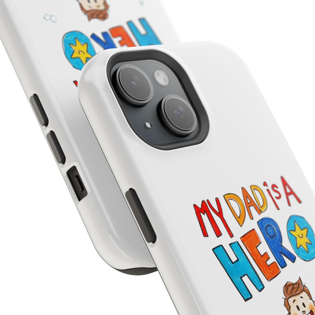 Custom Kids’ Art Phone Case, Unisex Impact-Resistant Case, Polycarbonate, Personalized Family Gift