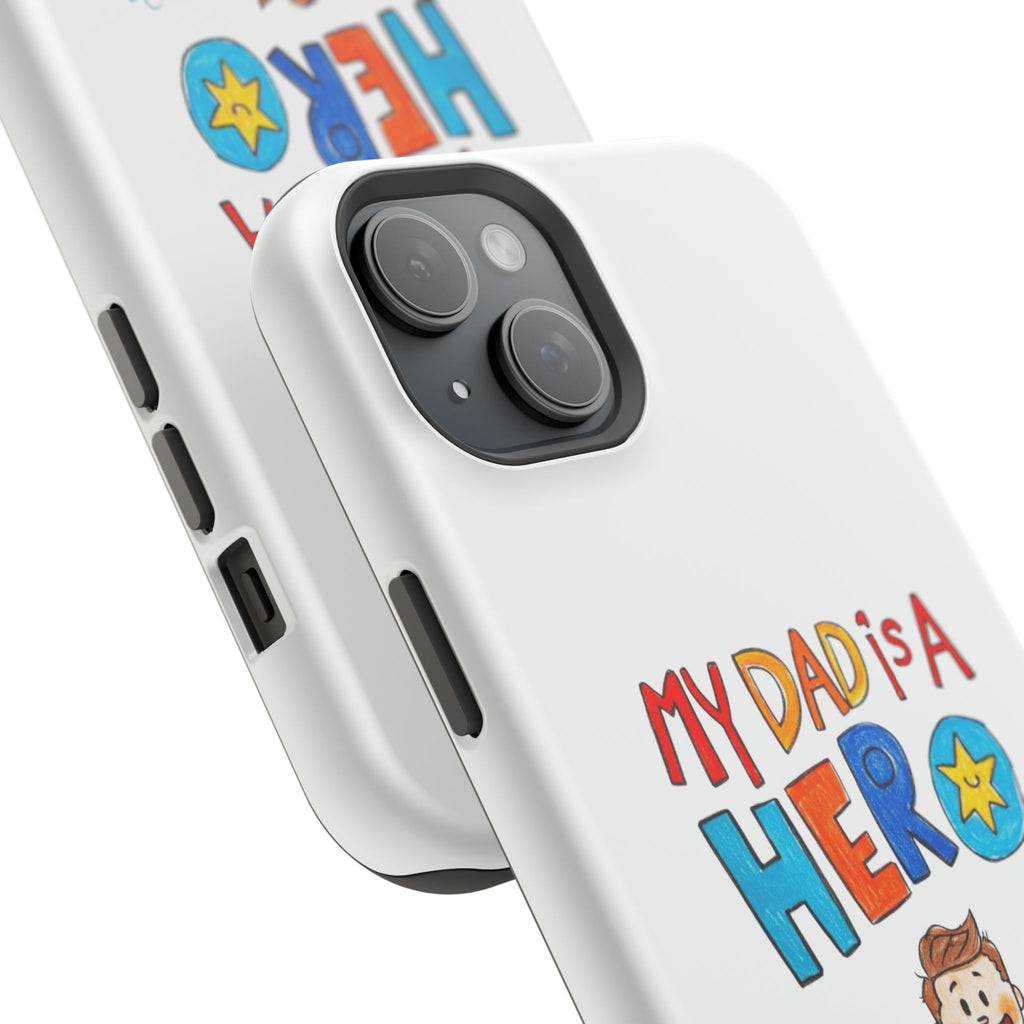 Custom Kids’ Art Phone Case, Unisex Impact-Resistant Case, Polycarbonate, Personalized Family Gift