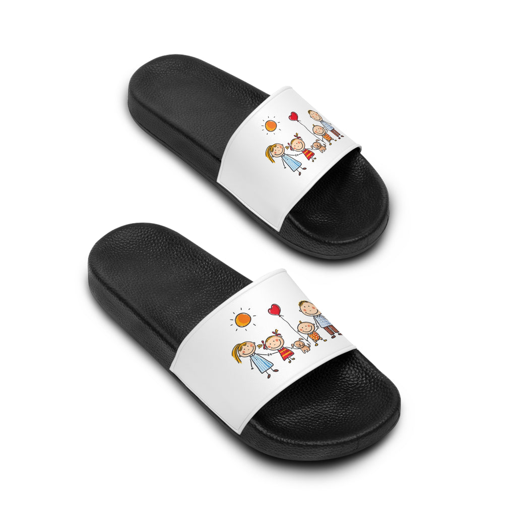 Cute Family Cartoon Women's Slide Sandals