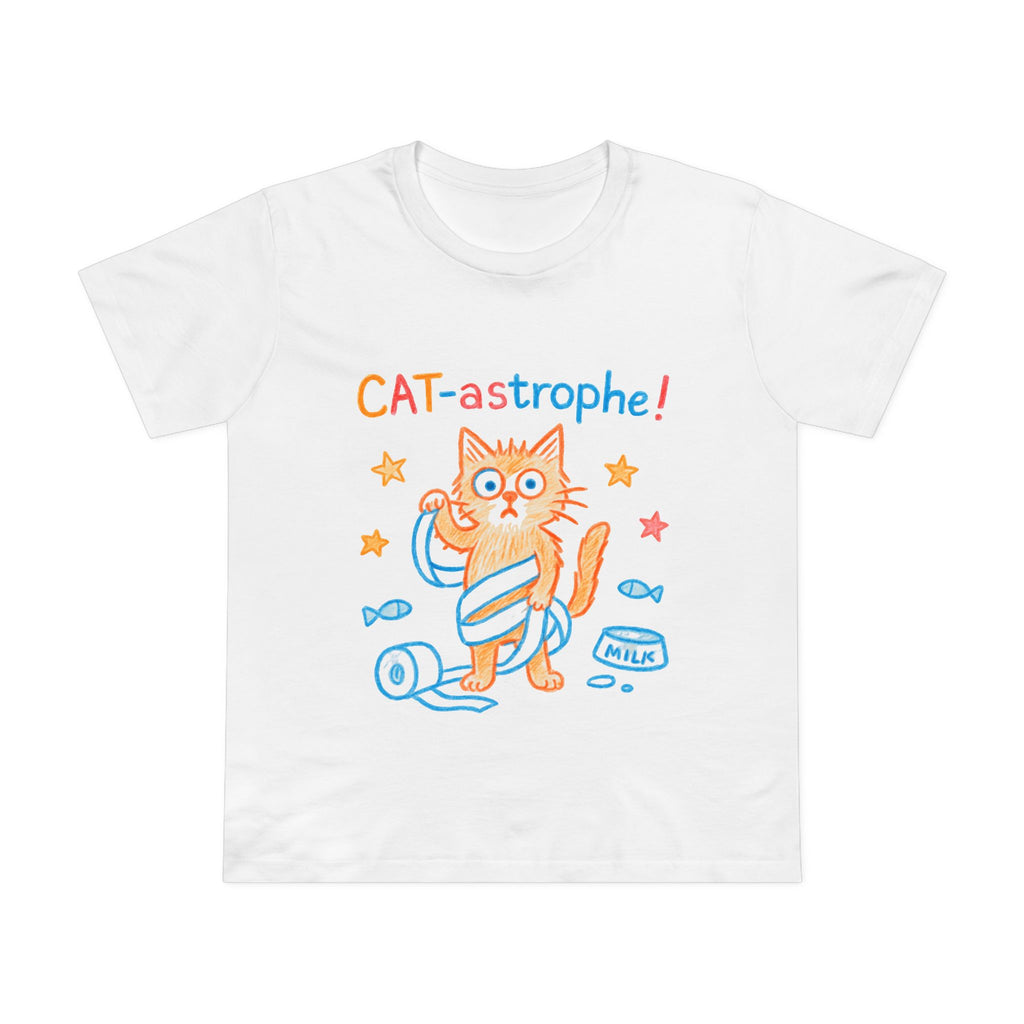 Custom Women’s T-Shirt with Kids’ Art, Personalized Cotton Tee, Family Gift