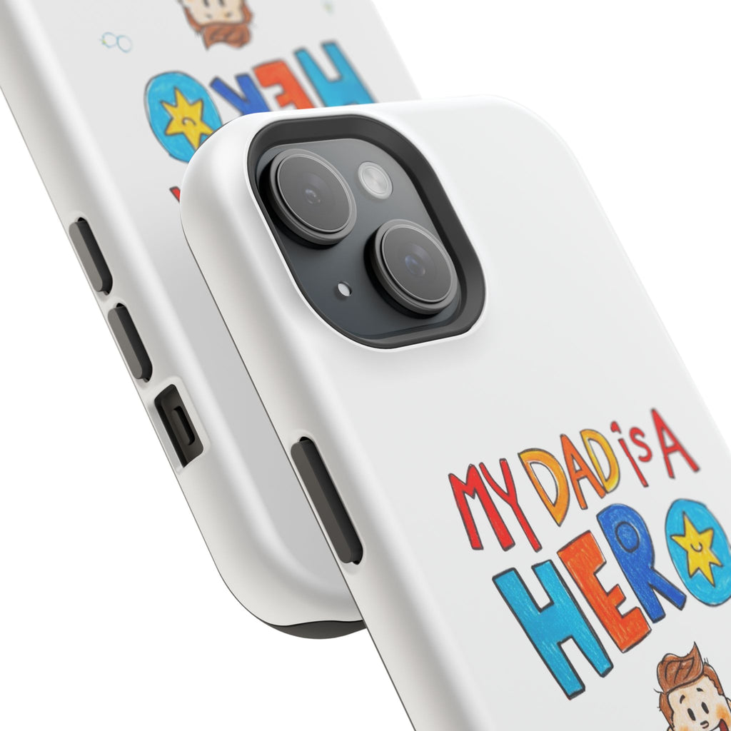 Custom Kids’ Art Phone Case, Unisex Impact-Resistant Case, Polycarbonate, Personalized Family Gift