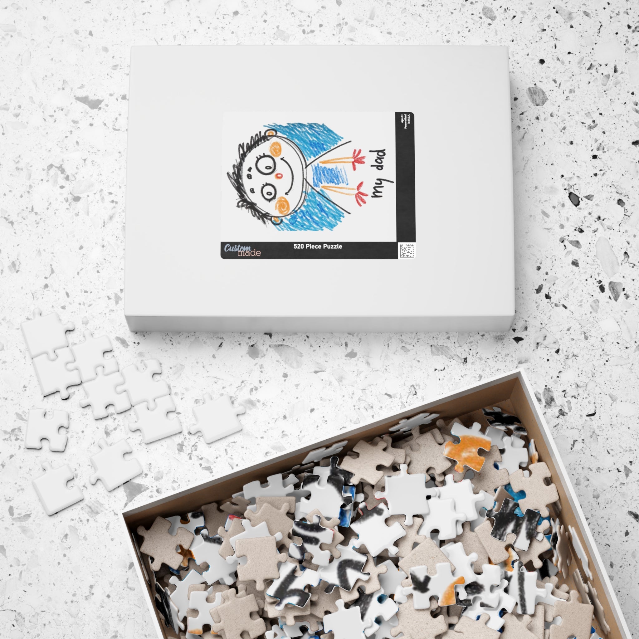 Colorful Kids Art Puzzle (110, 252, 520, 1014-Piece)