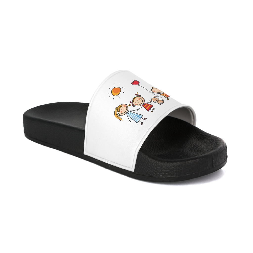 Cute Family Cartoon Women's Slide Sandals