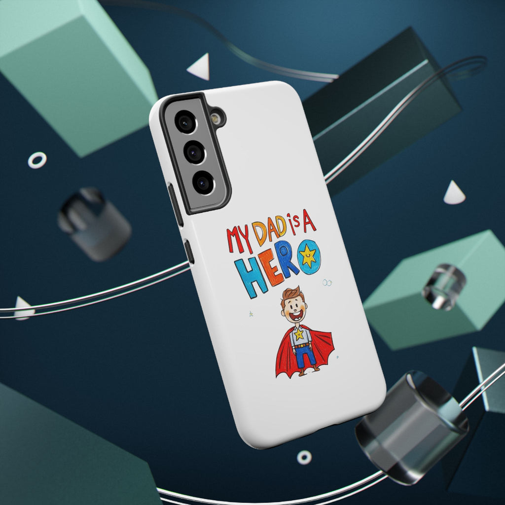 Custom Kids’ Art Phone Case, Unisex Impact-Resistant Case, Polycarbonate, Personalized Family Gift