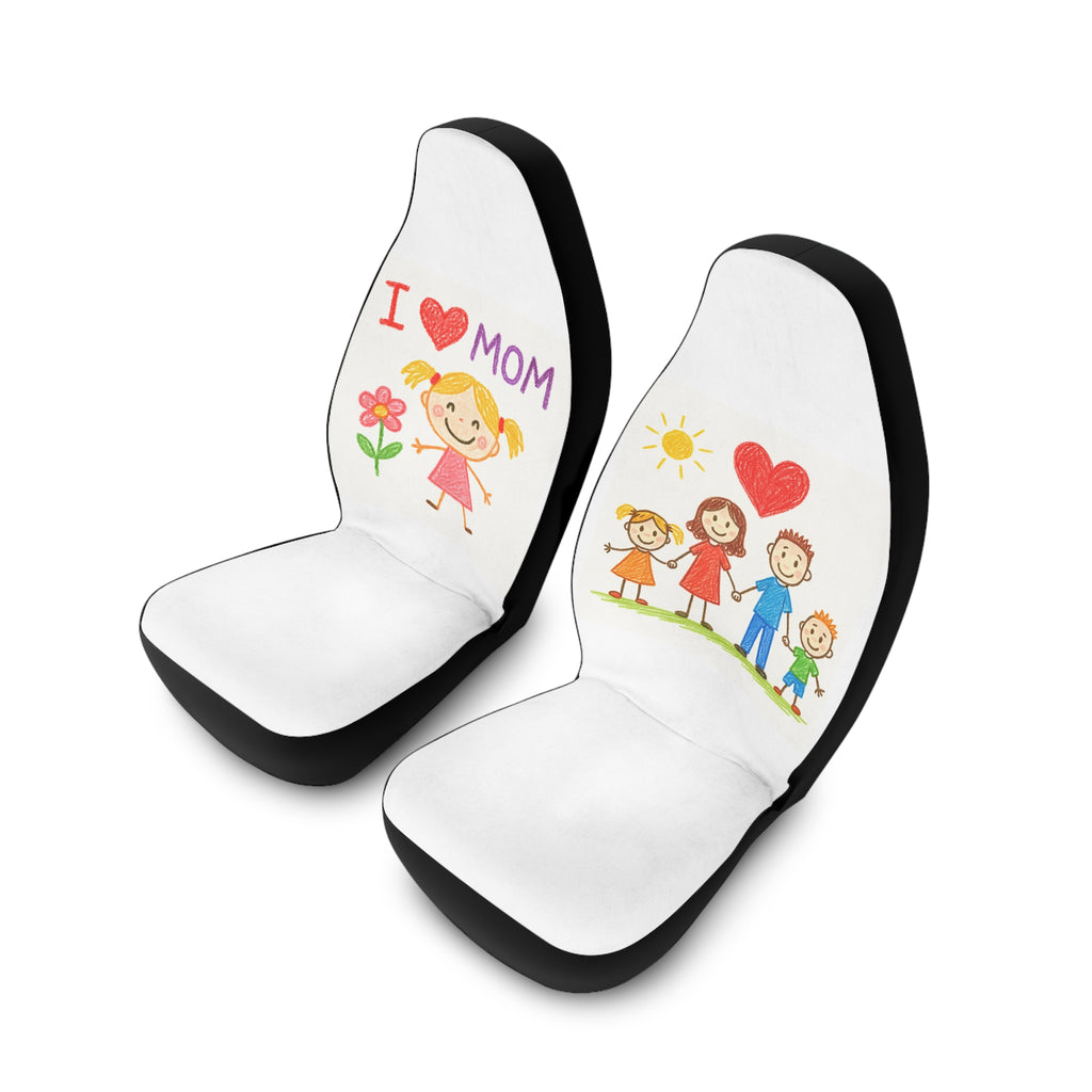 Cute Kids Art  Car Seat Covers