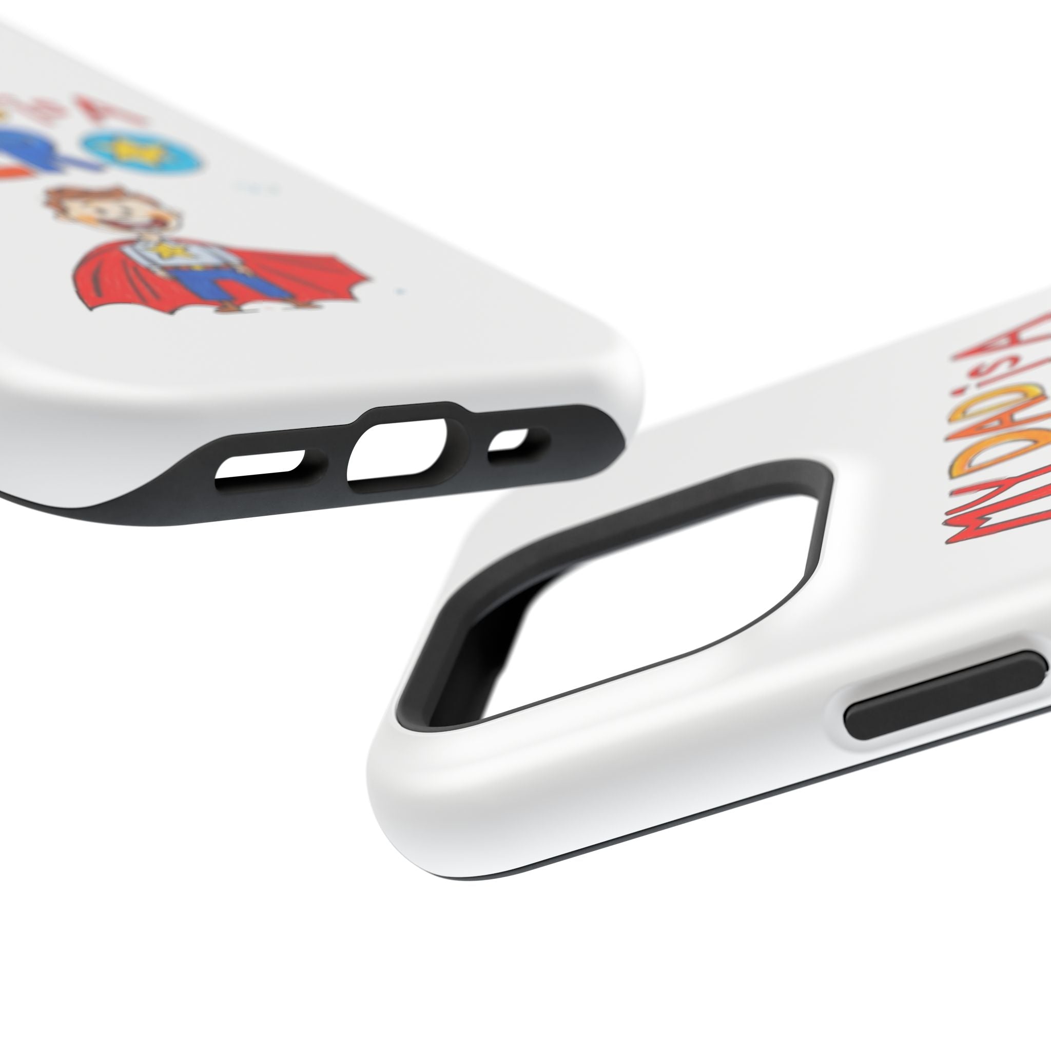 Custom Kids’ Art Phone Case, Unisex Impact-Resistant Case, Polycarbonate, Personalized Family Gift