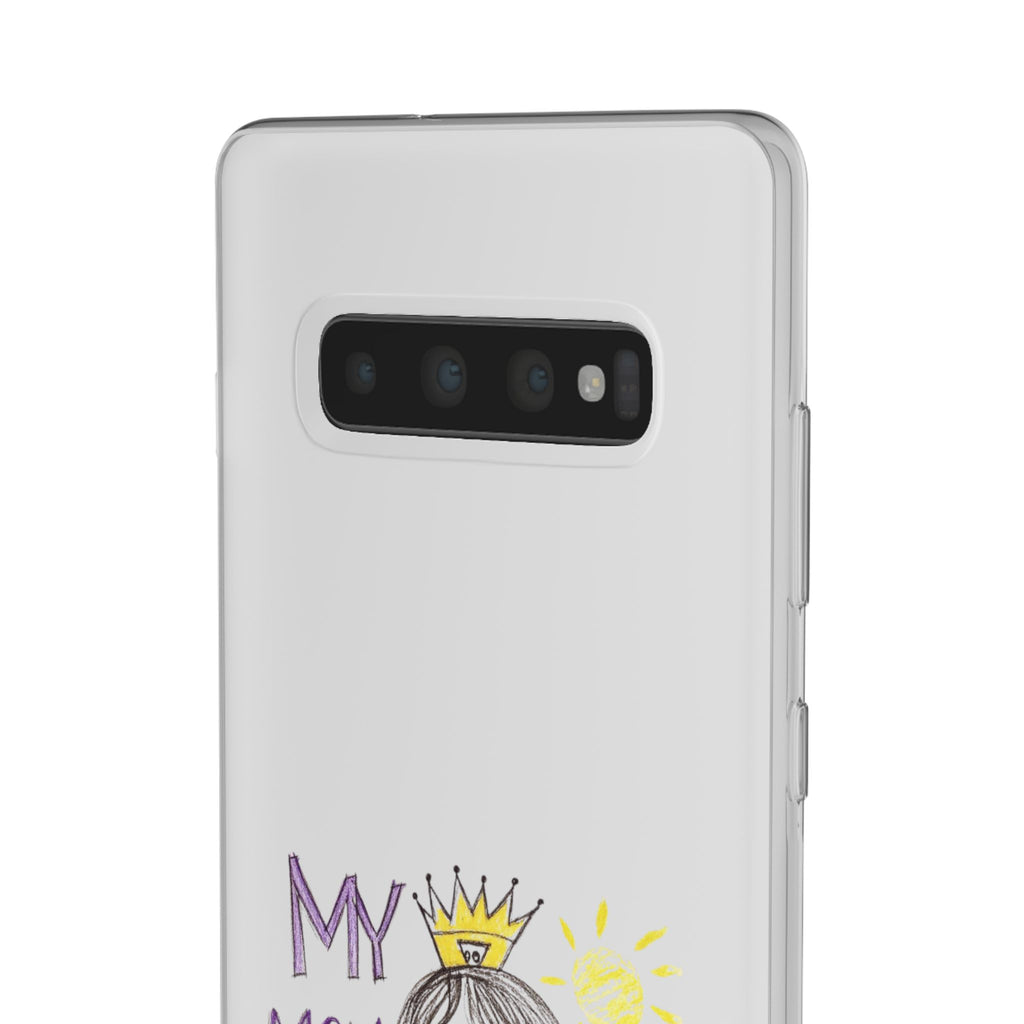 Women’s Custom Kids’ Art Phone Case, Personalized Mom Gift, TPU Flexi