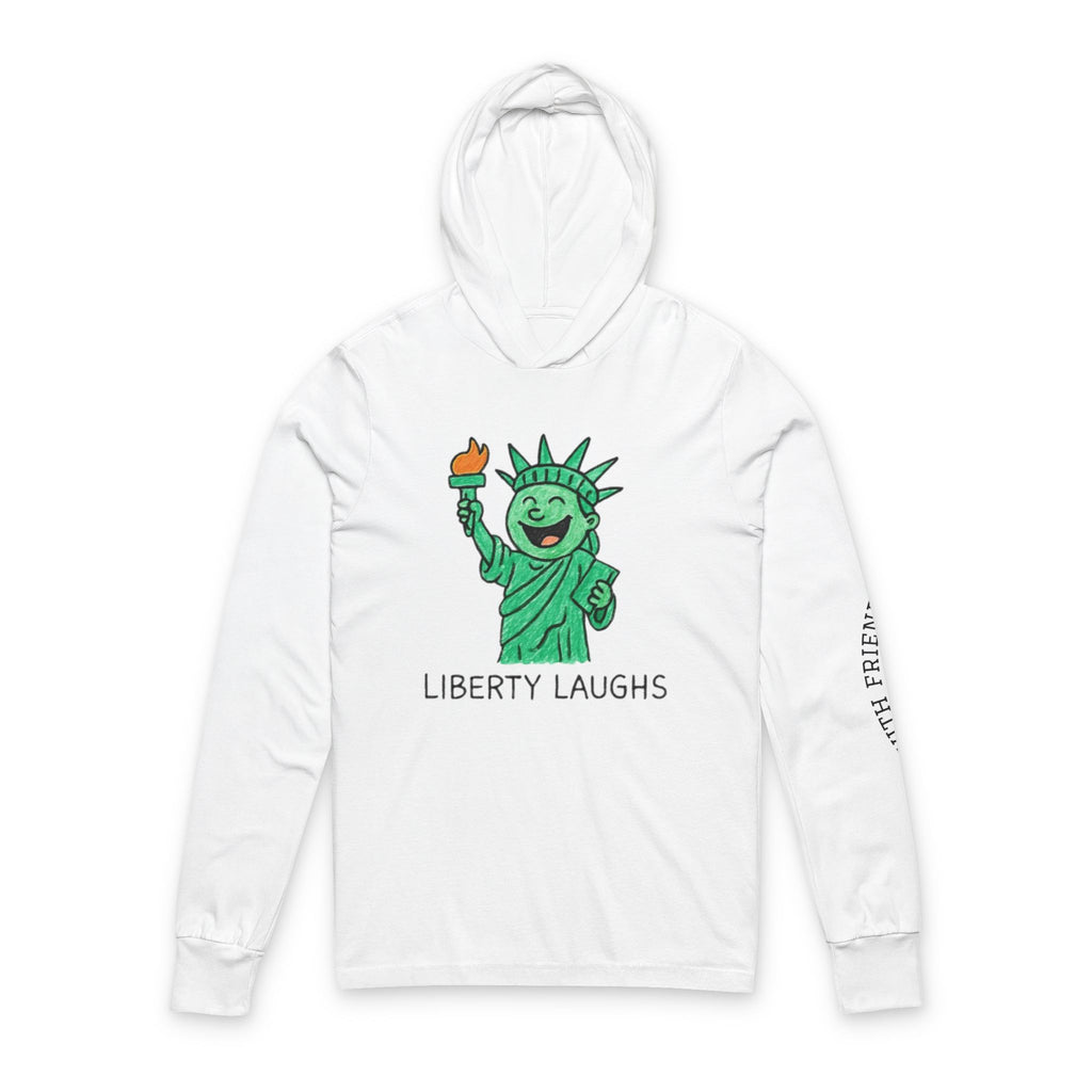 Cozy Unisex Hooded Long Sleeve Tee with Fun, Kids Art