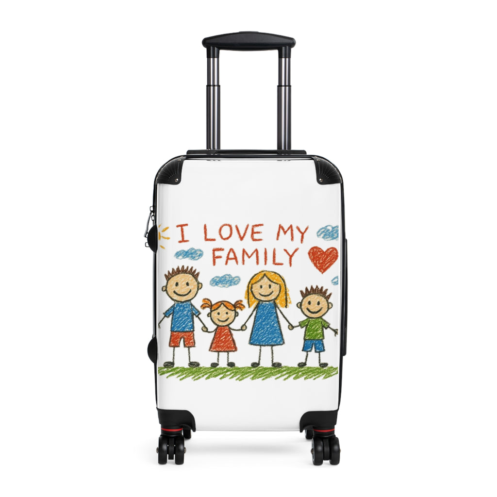 Family Suitcase - Custom Luggage with Your Childs Art