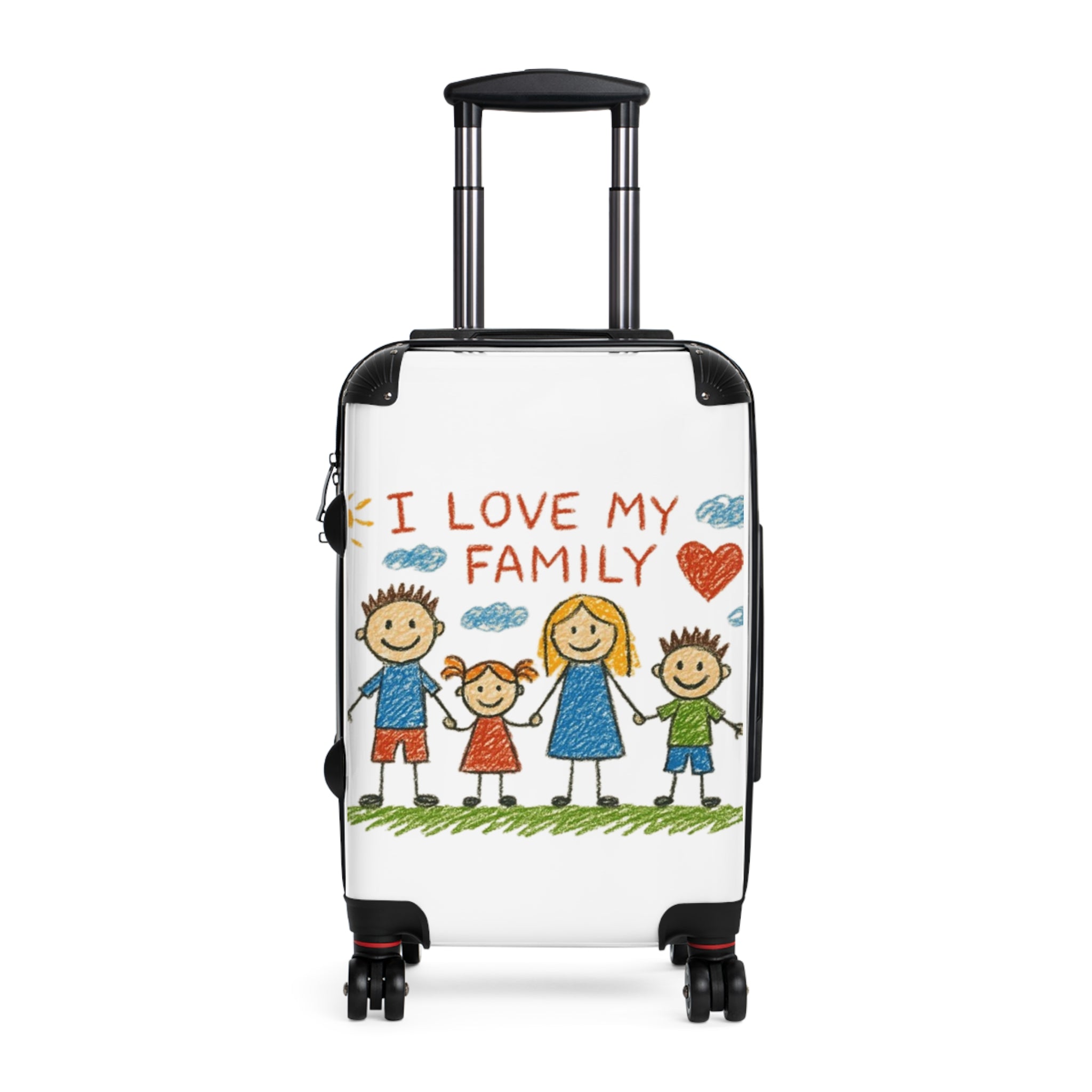 Family Suitcase - Custom Luggage with Your Childs Art