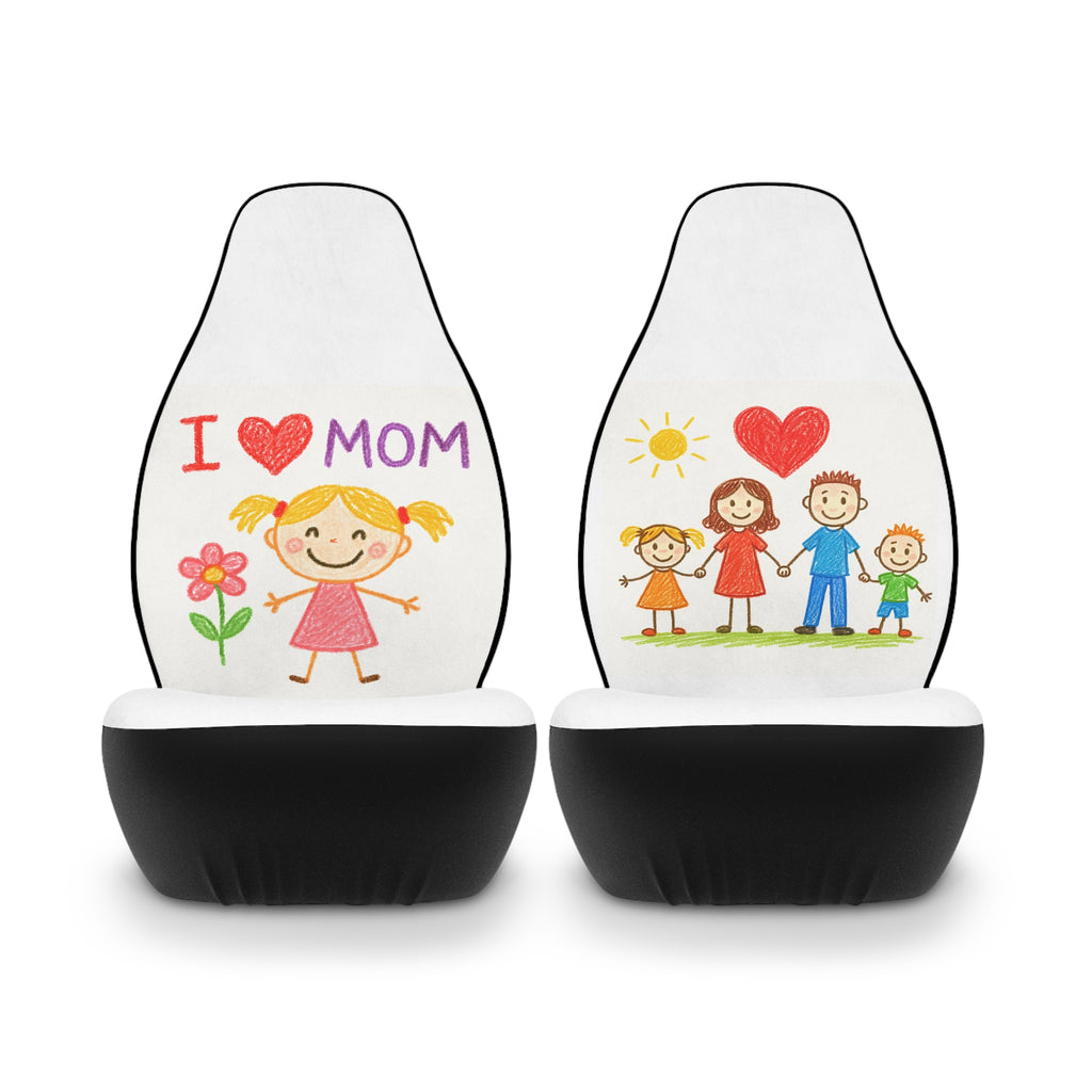 Cute Kids Art  Car Seat Covers