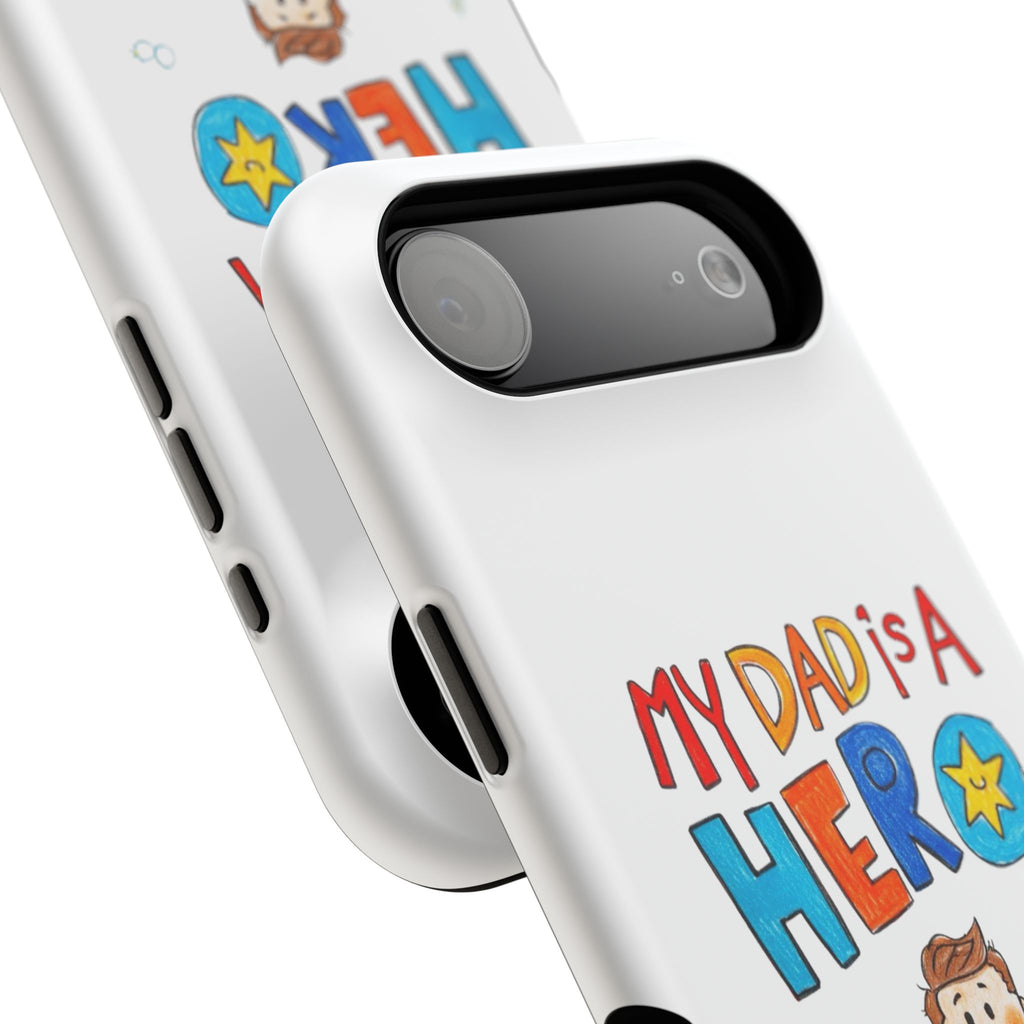 Custom Kids’ Art Phone Case, Unisex Impact-Resistant Case, Polycarbonate, Personalized Family Gift