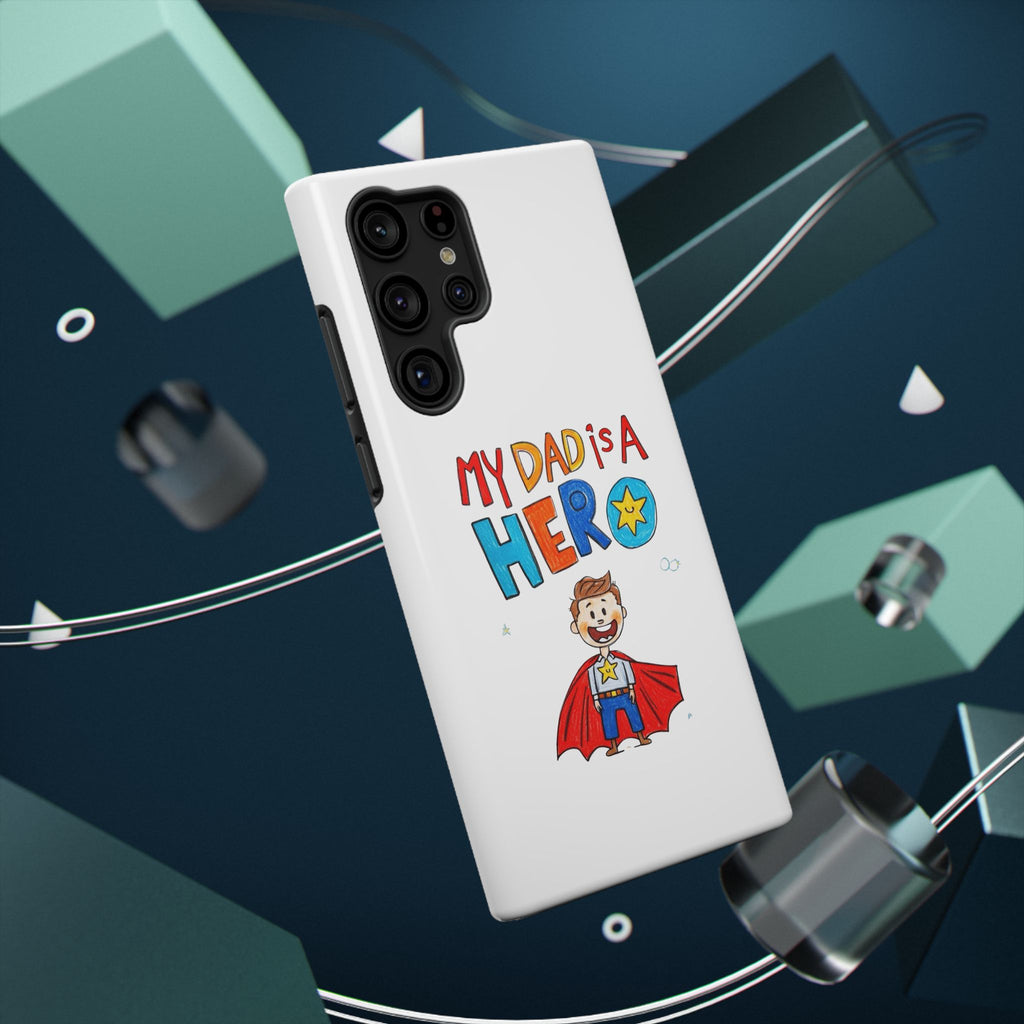 Custom Kids’ Art Phone Case, Unisex Impact-Resistant Case, Polycarbonate, Personalized Family Gift