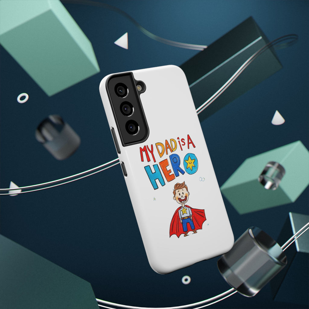 Custom Kids’ Art Phone Case, Unisex Impact-Resistant Case, Polycarbonate, Personalized Family Gift