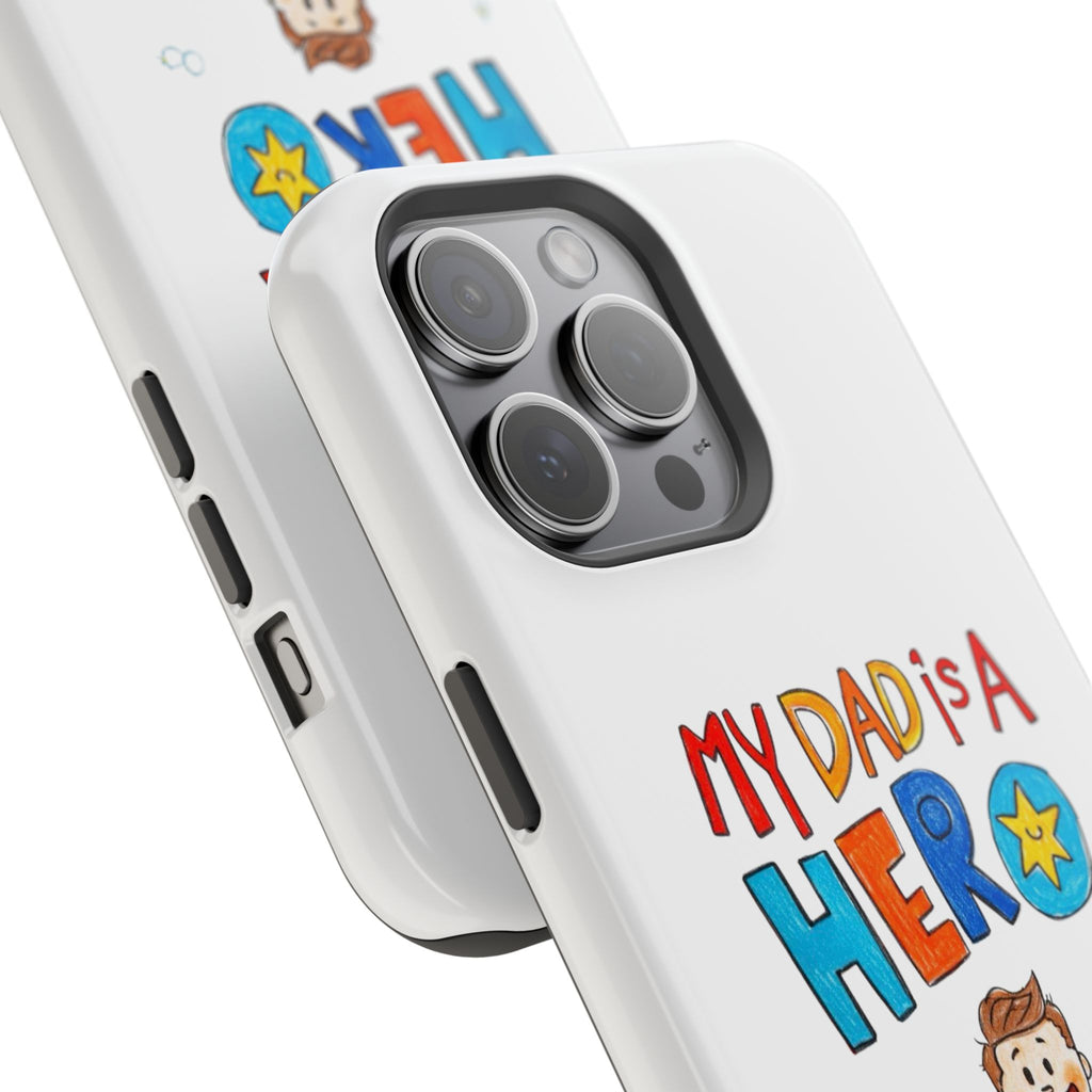 Custom Kids’ Art Phone Case, Unisex Impact-Resistant Case, Polycarbonate, Personalized Family Gift