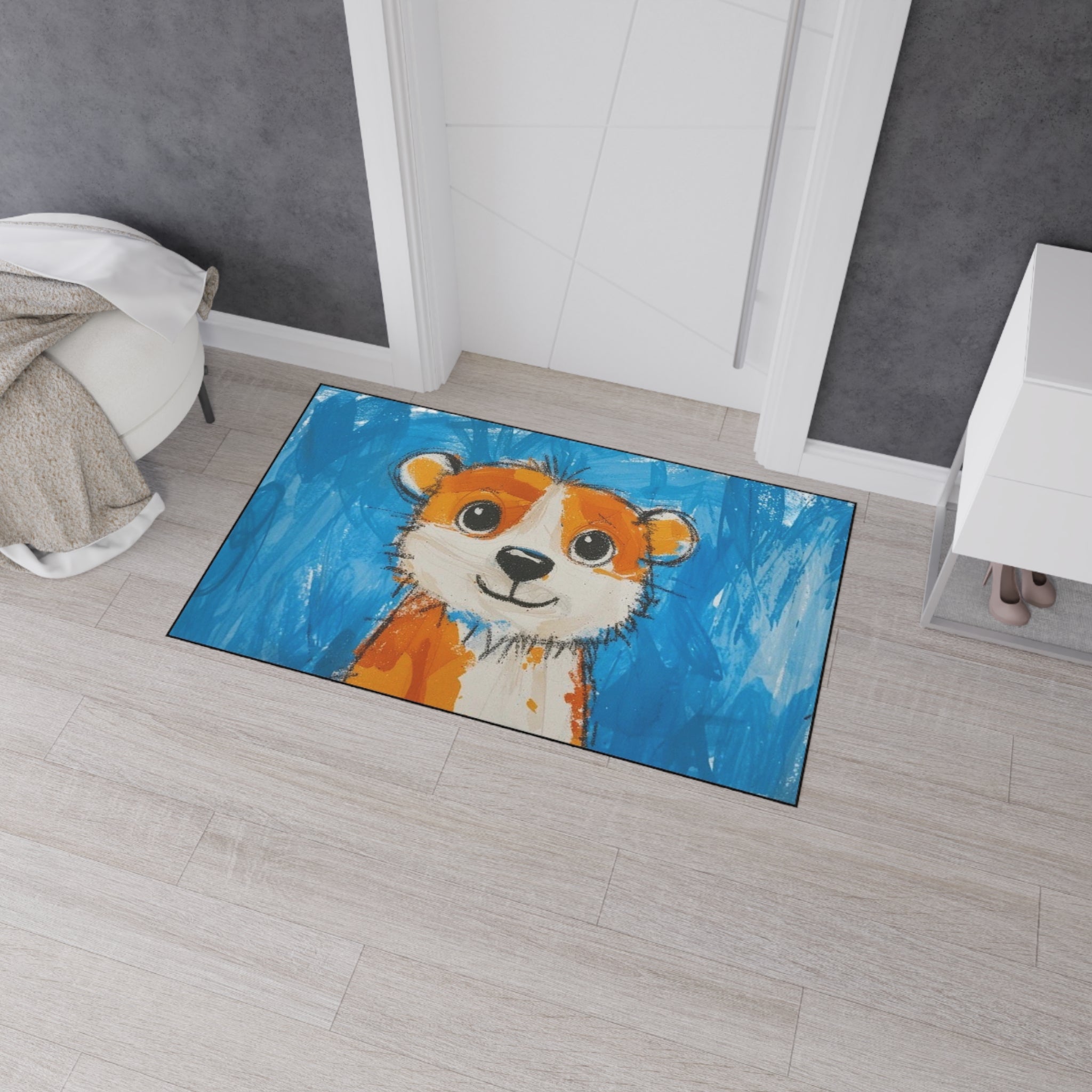 Custom Kids Drawing Floor Mat