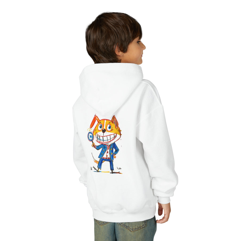 Youth Heavy Blend Hooded Sweatshirt - Cozy Kids Hoodie, Customizable Comfort, Soft Fleece