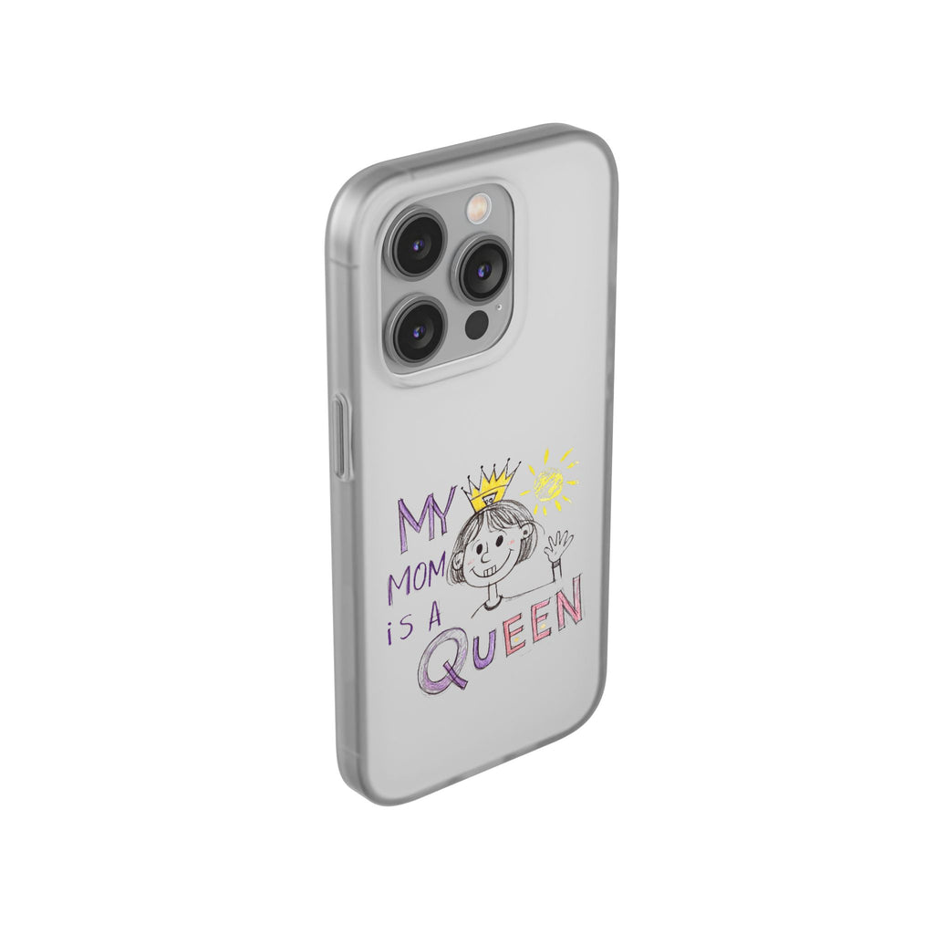 Women’s Custom Kids’ Art Phone Case, Personalized Mom Gift, TPU Flexi