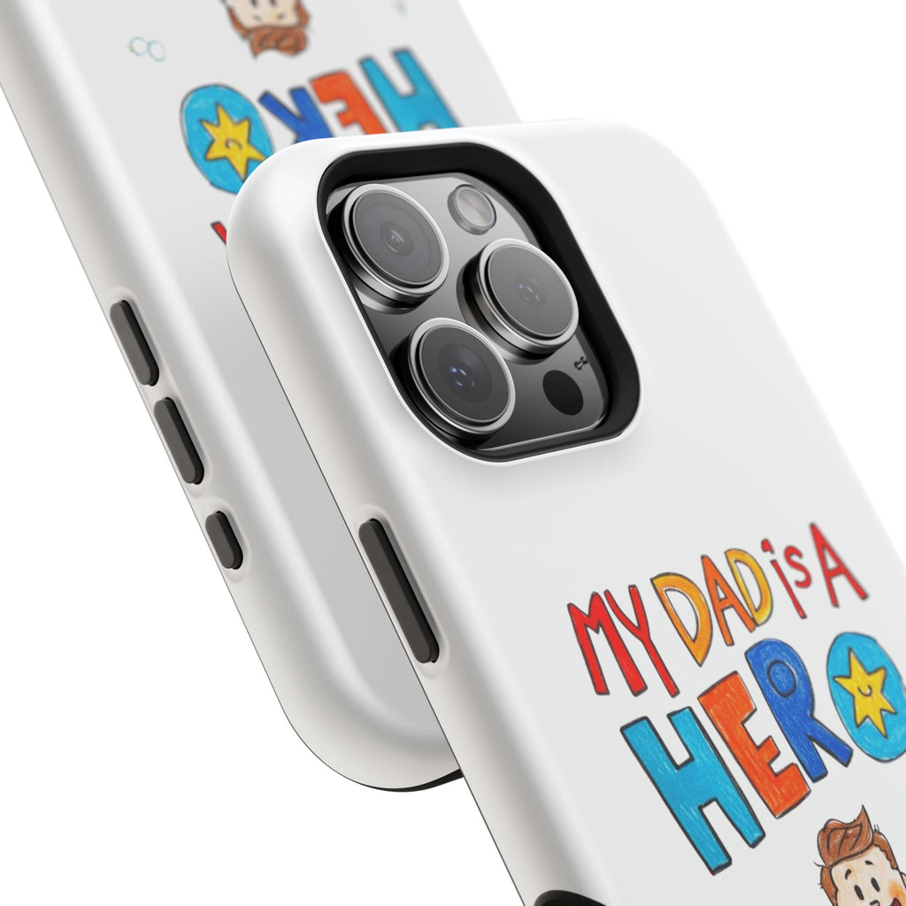 Custom Kids’ Art Phone Case, Unisex Impact-Resistant Case, Polycarbonate, Personalized Family Gift