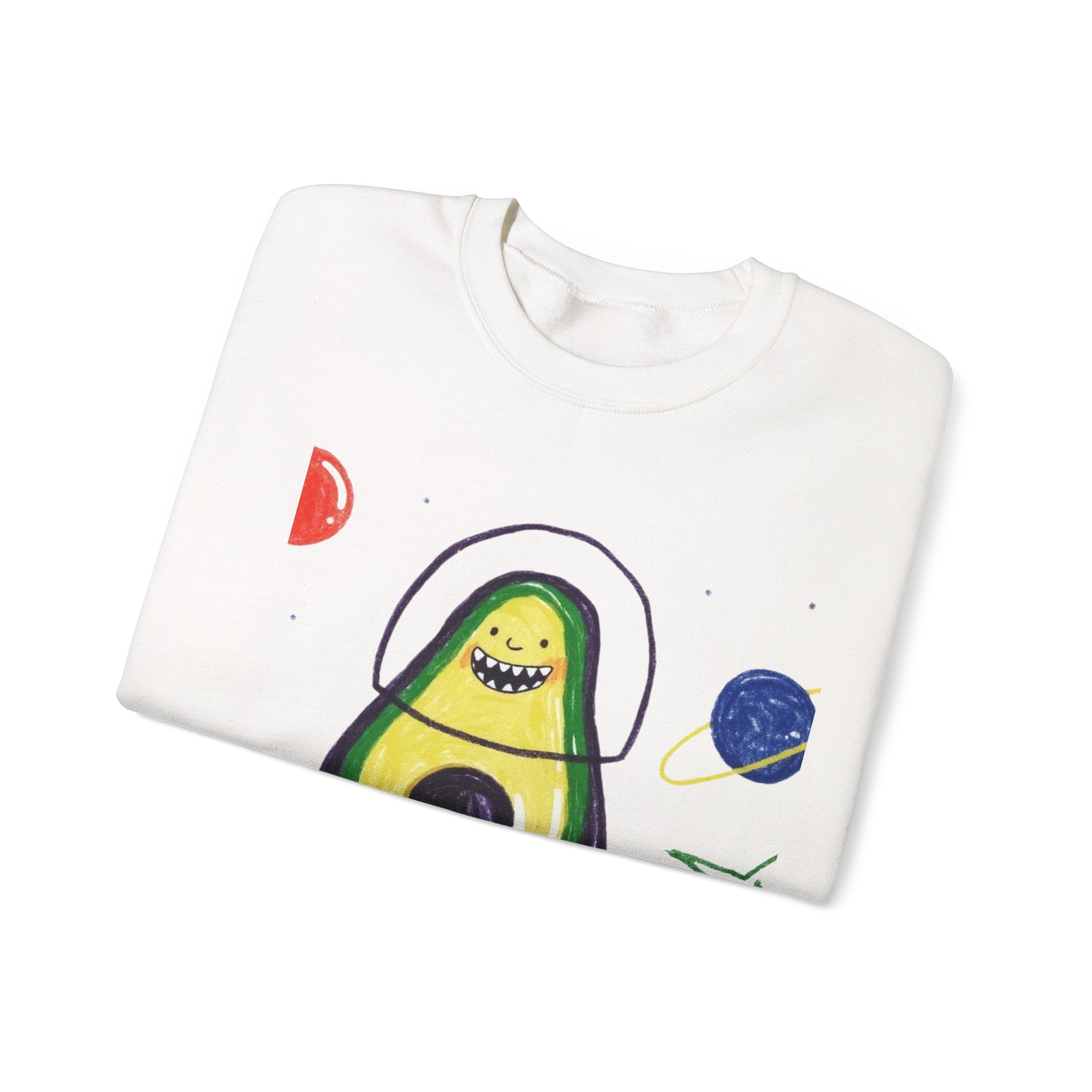 Custom Kids Drawing Heavy Blend™ Crewneck Sweatshirt - Personalized Cozy Gift