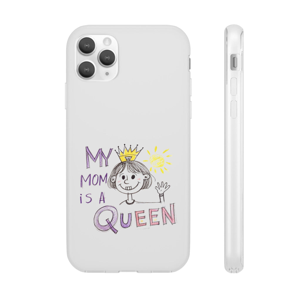 Women’s Custom Kids’ Art Phone Case, Personalized Mom Gift, TPU Flexi