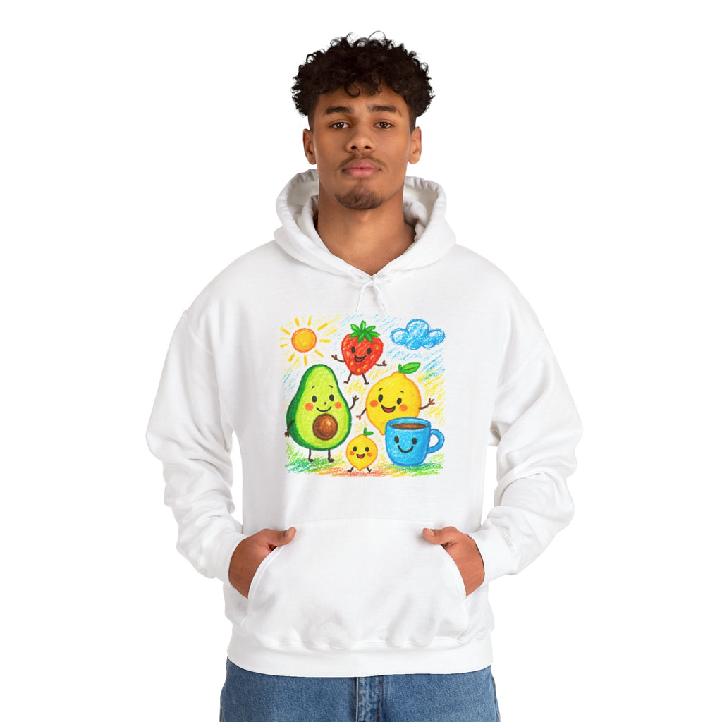 Unisex Hoodie – Custom Cotton Blend with Your Child’s Art