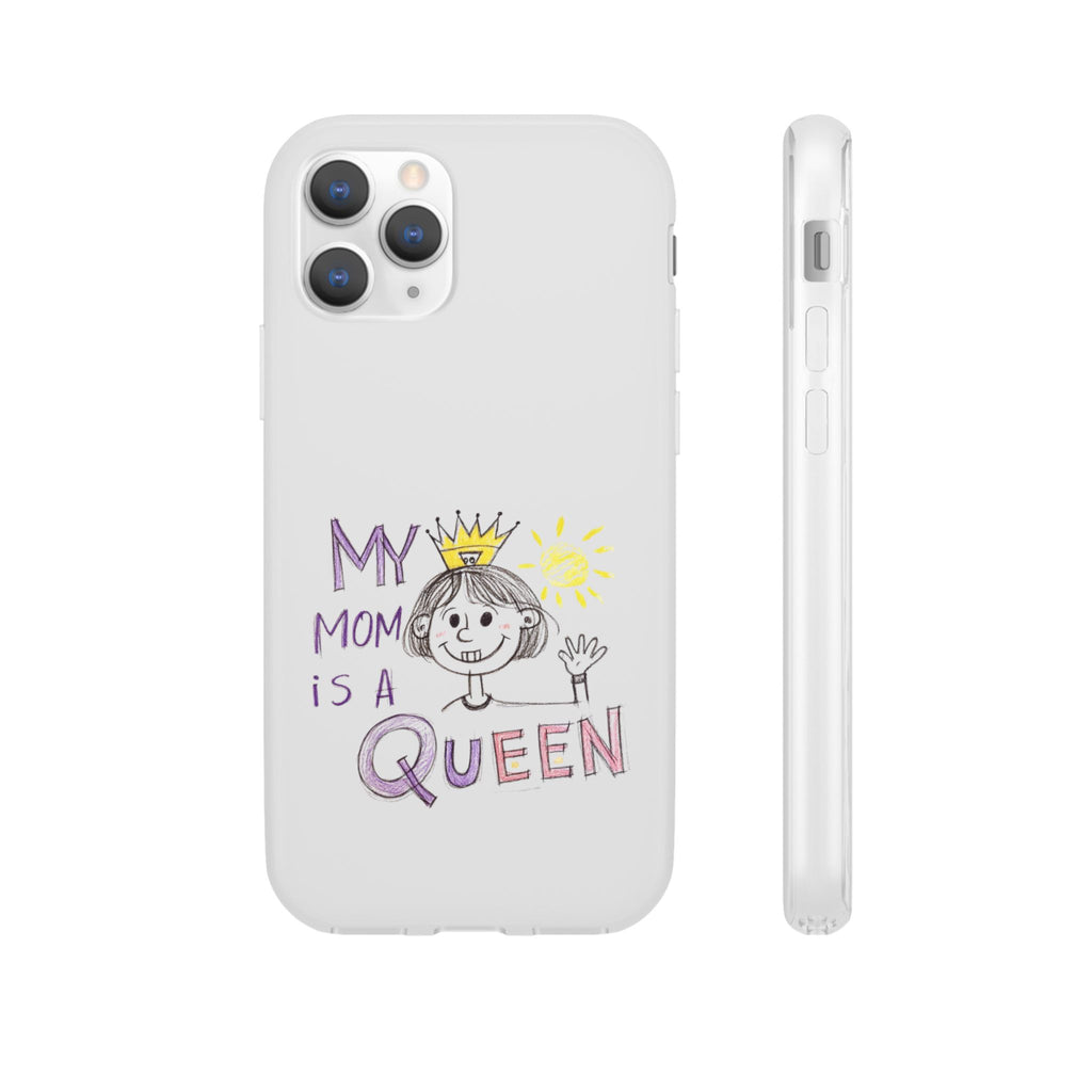 Women’s Custom Kids’ Art Phone Case, Personalized Mom Gift, TPU Flexi