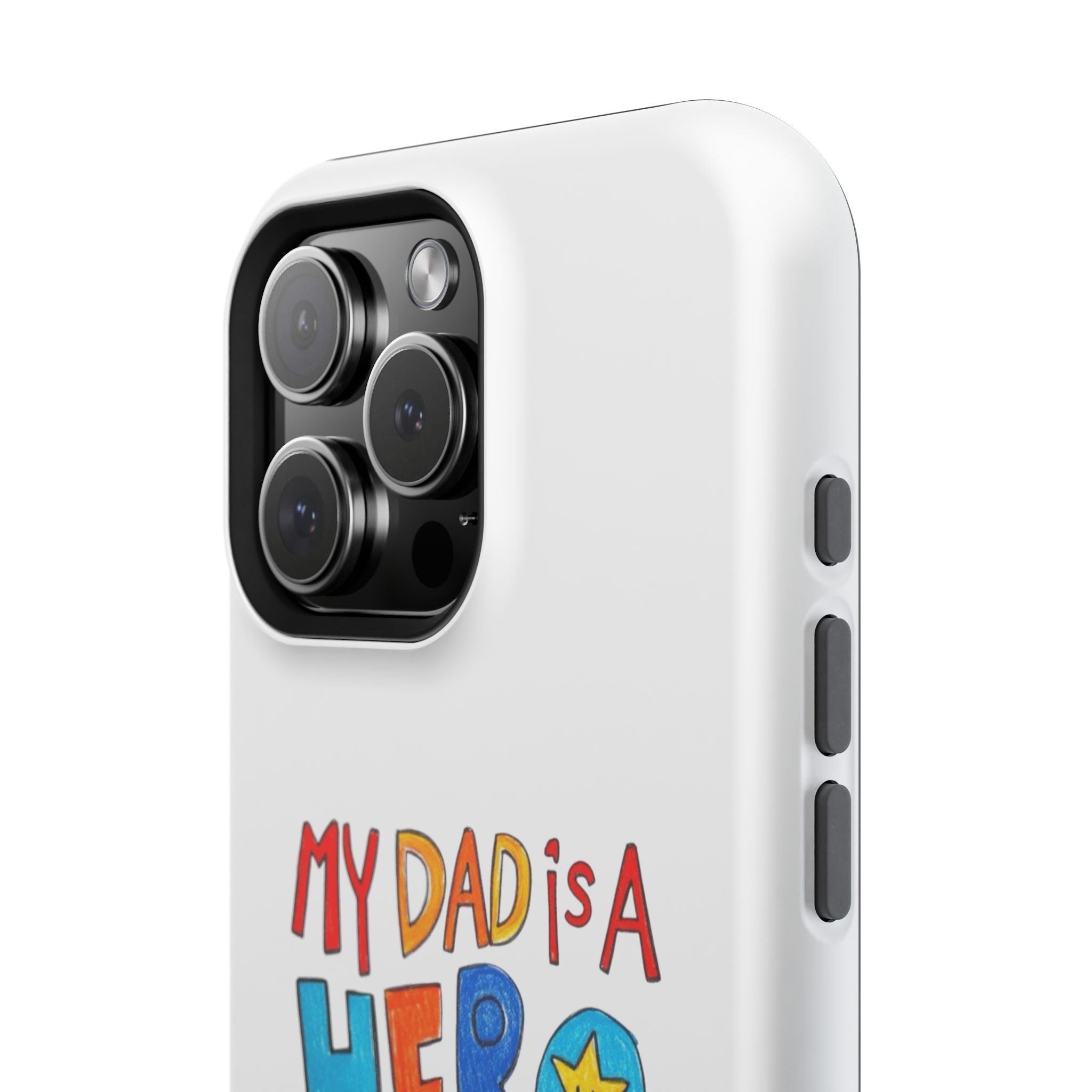 Custom Kids’ Art Phone Case, Unisex Impact-Resistant Case, Polycarbonate, Personalized Family Gift