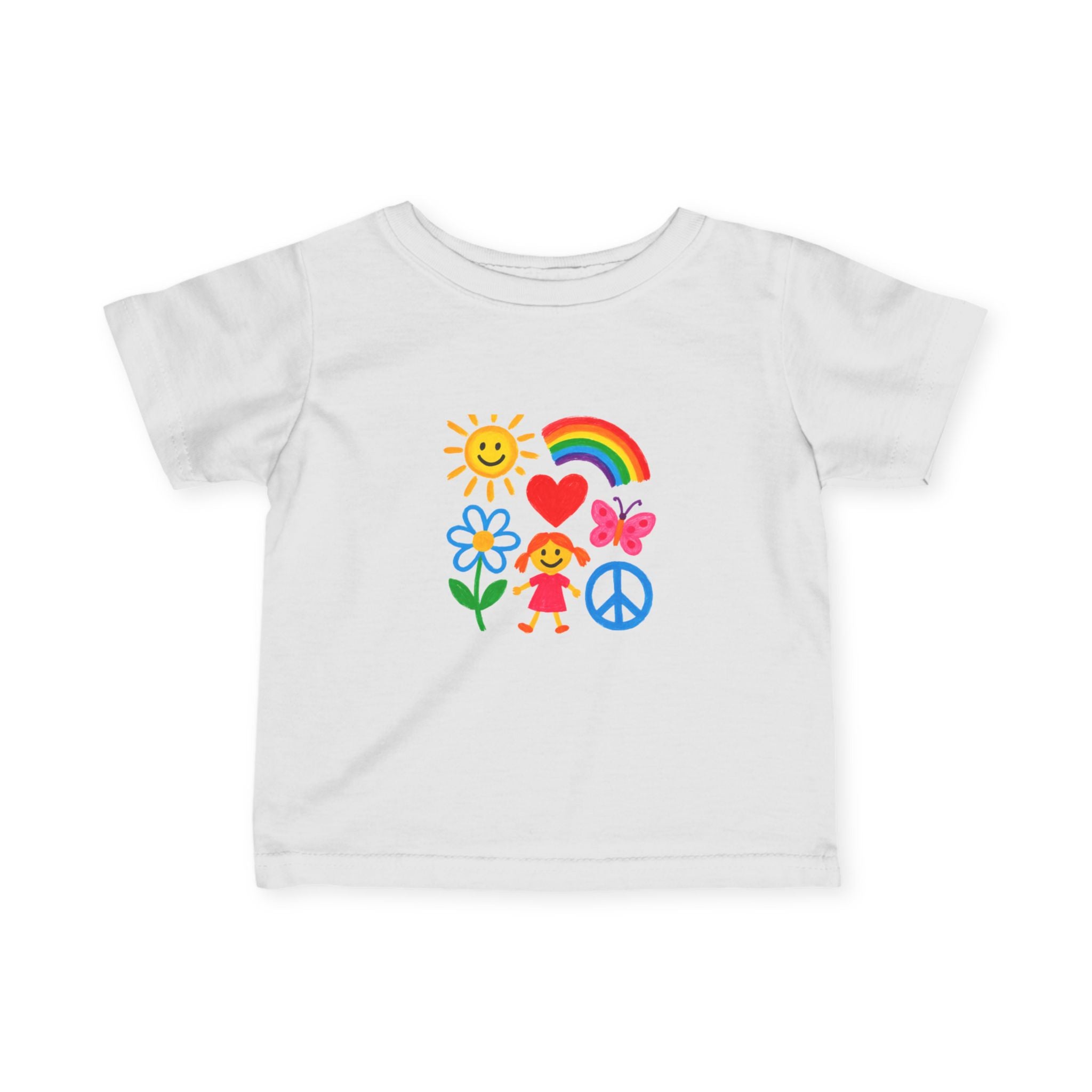 Infant Tee - Custom Jersey with Your Childs Art