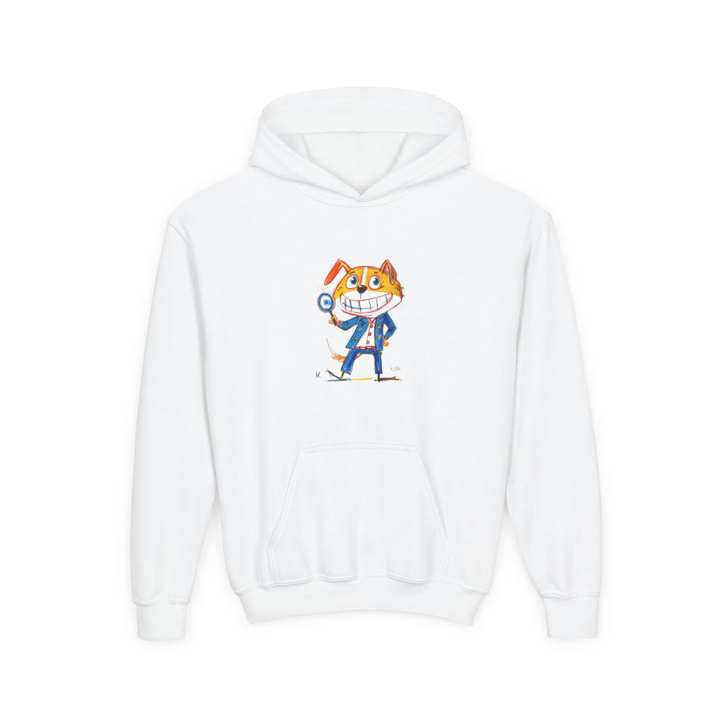 Youth Heavy Blend Hooded Sweatshirt - Cozy Kids Hoodie, Customizable Comfort, Soft Fleece