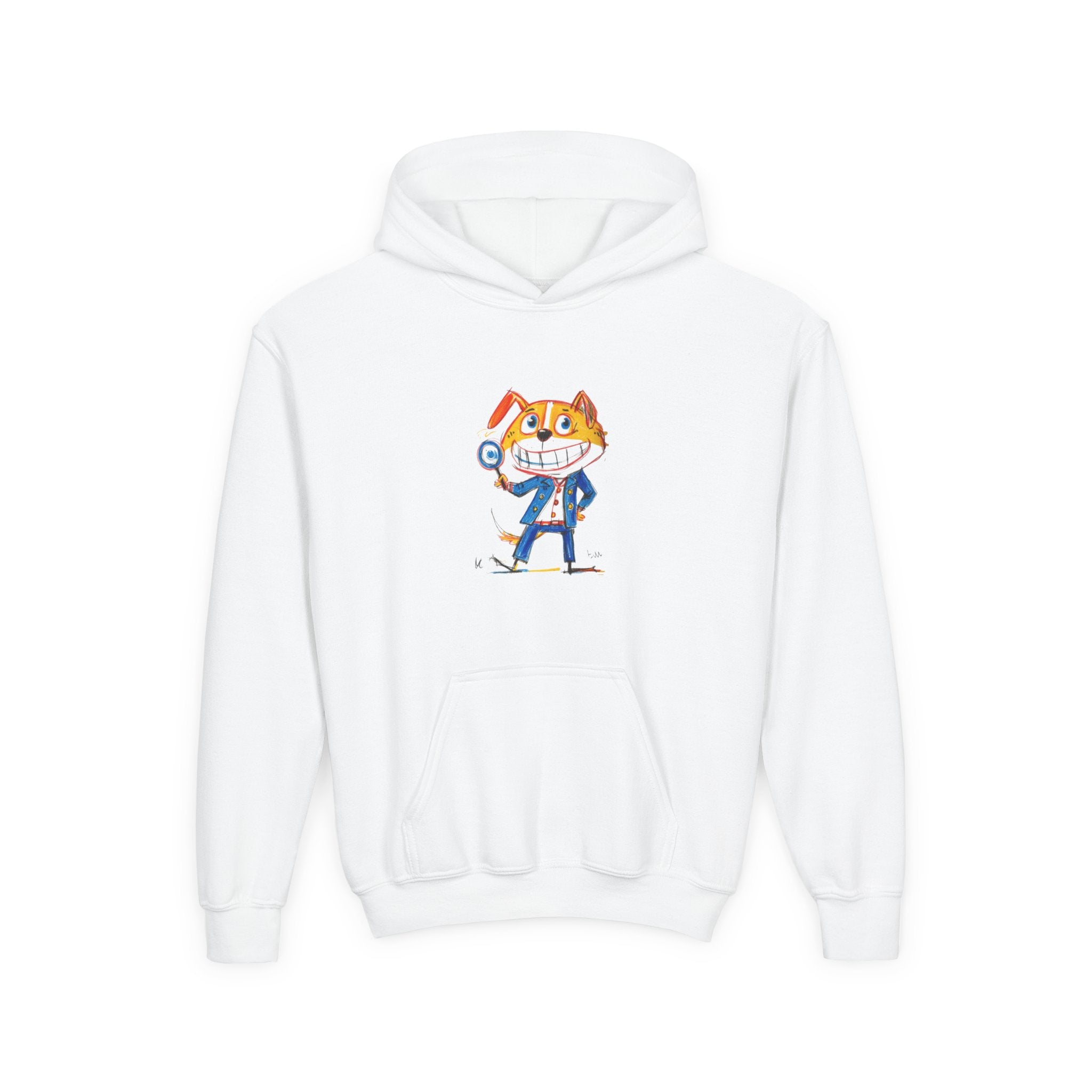 Youth Heavy Blend Hooded Sweatshirt - Cozy Kids Hoodie, Customizable Comfort, Soft Fleece