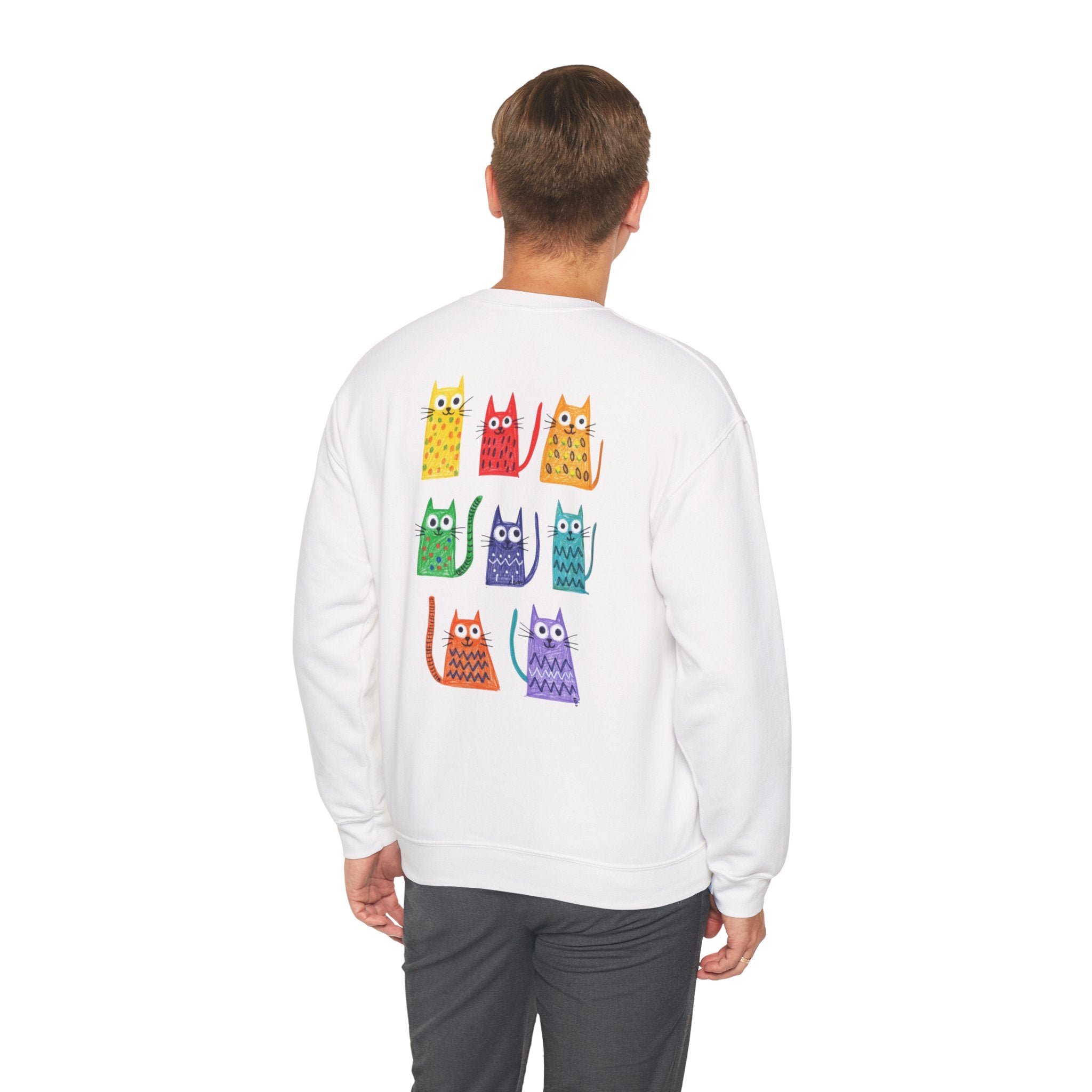 Custom Kids Drawing Crewneck Sweatshirt
